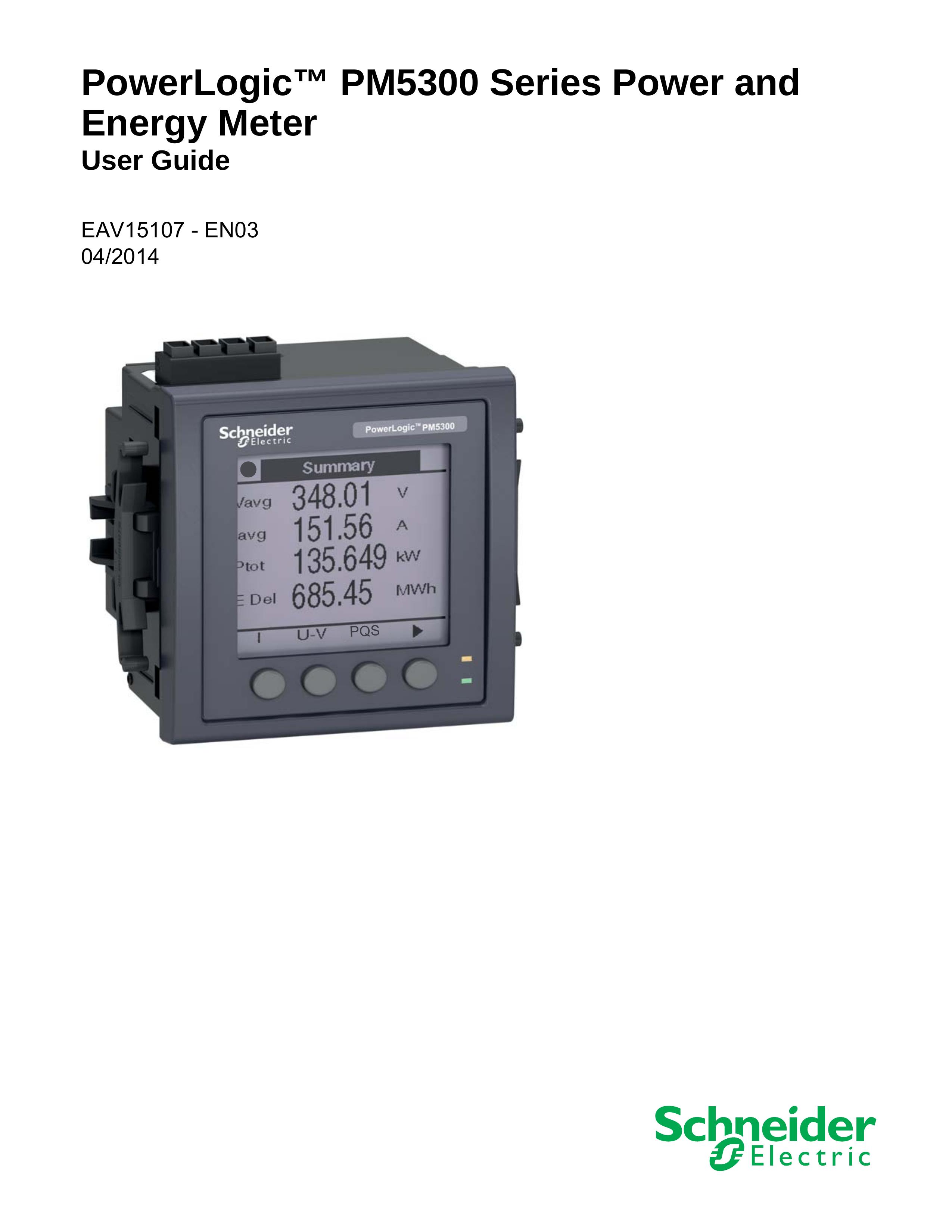 Schneider Electric PM5300 Marine Instruments User Manual