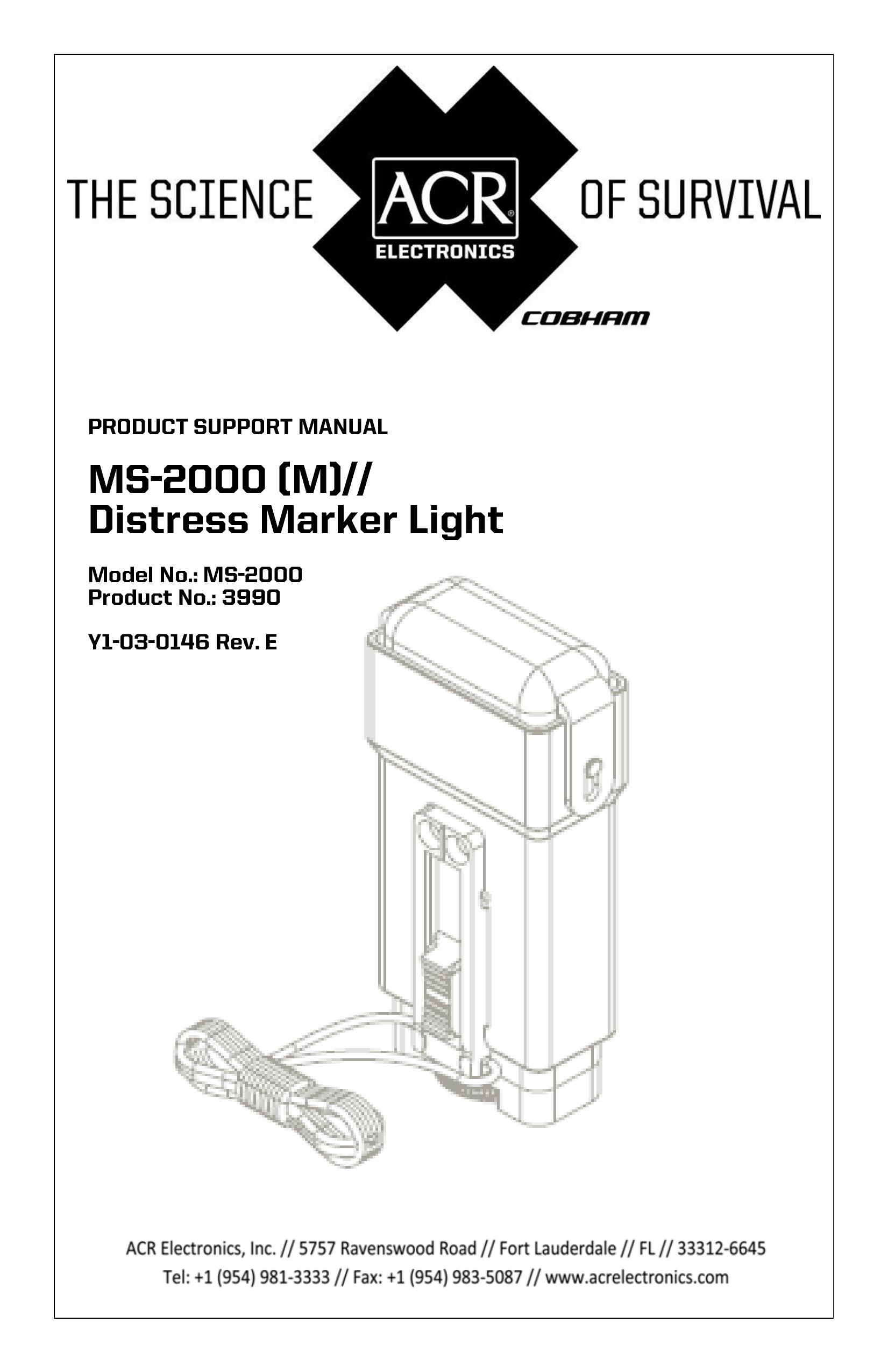 ACR Electronics MS-2000(M) Marine Lighting User Manual