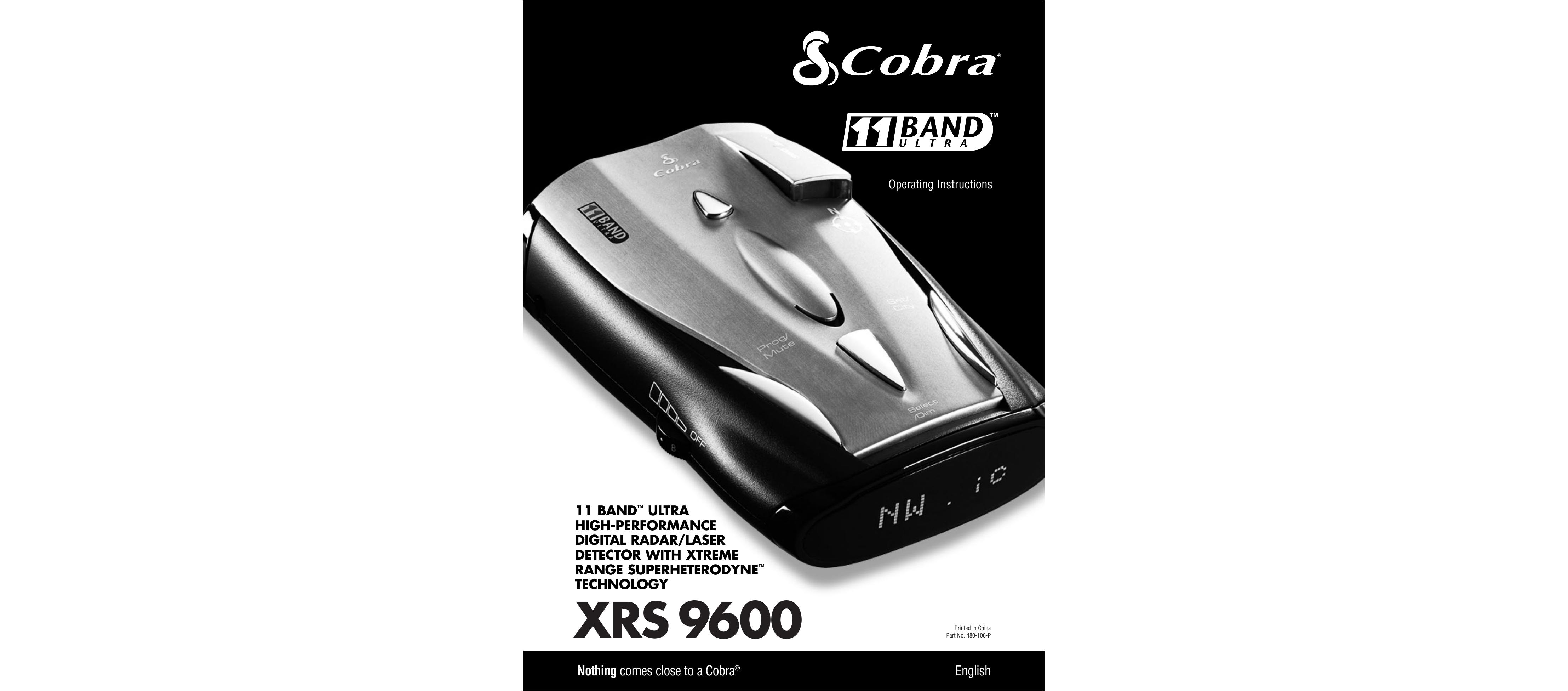 Cobra Electronics XRS 9600 Marine RADAR User Manual