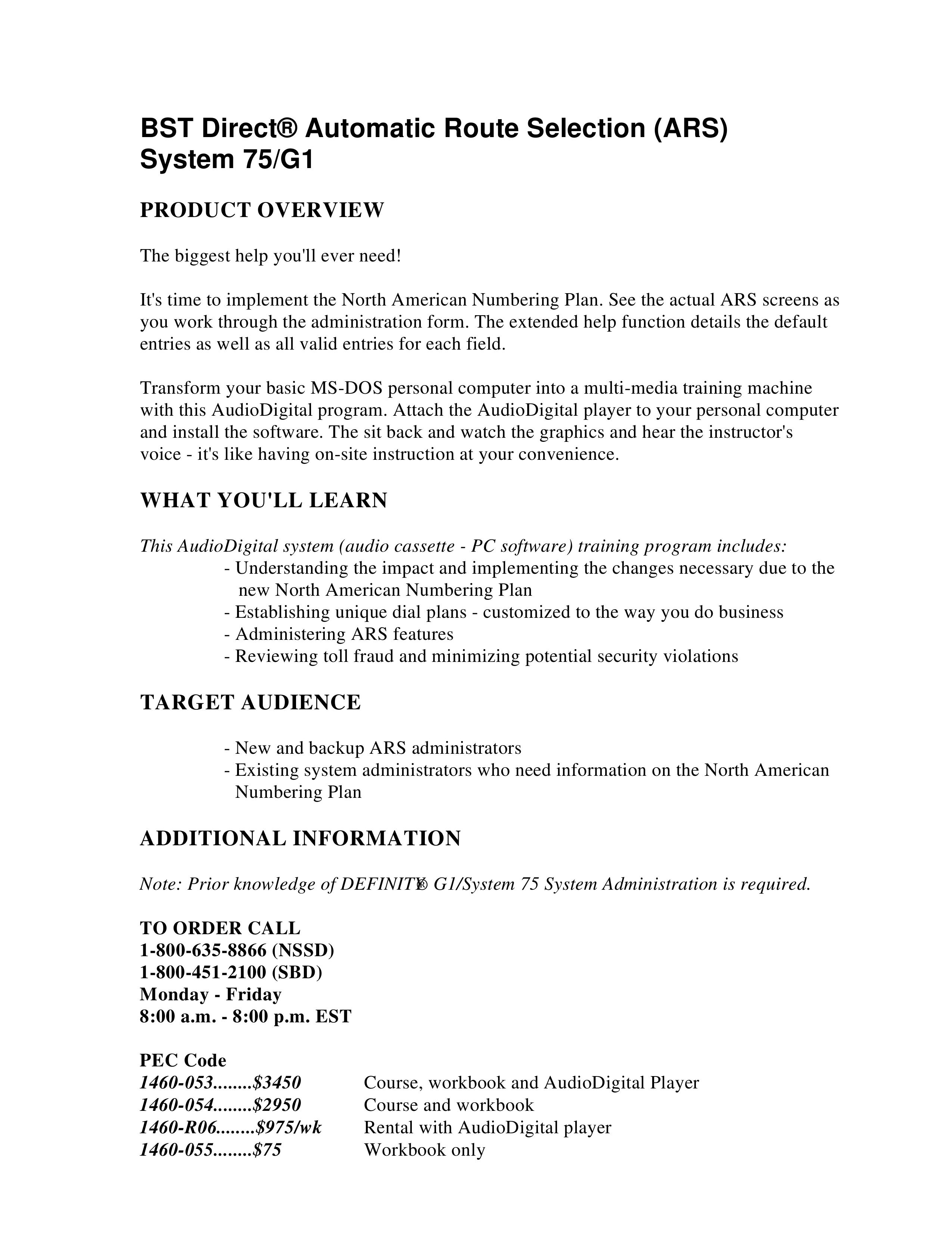 Definitive Technology System 75/G1 Marine RADAR User Manual