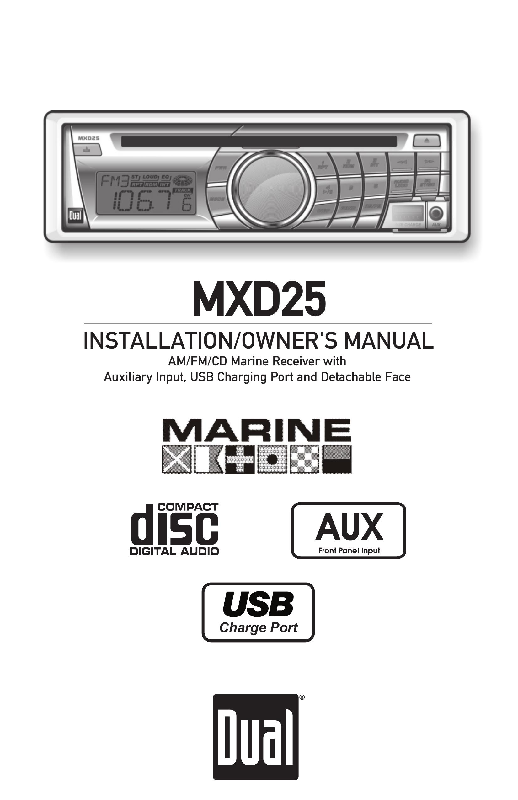 Dual MXD25 Marine RADAR User Manual