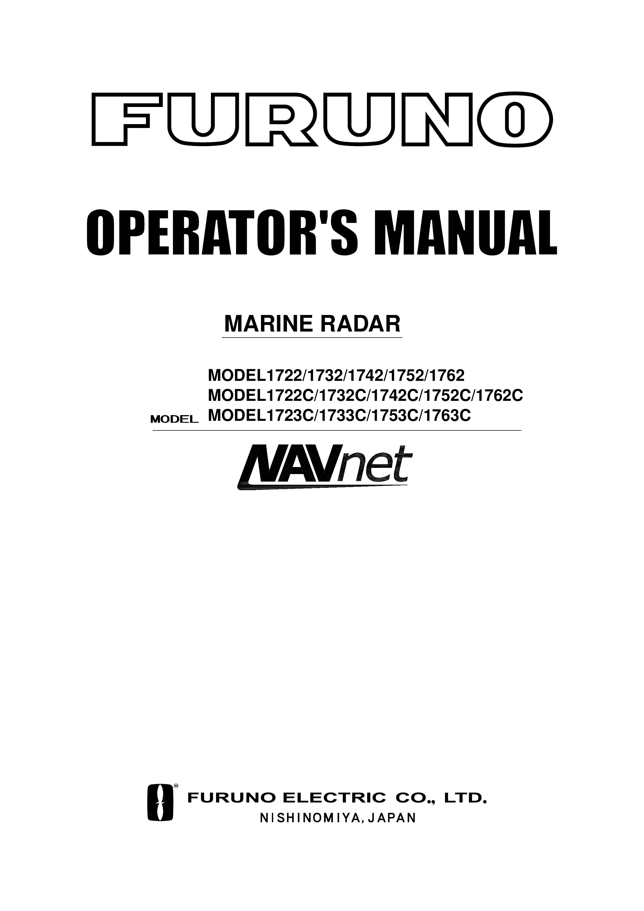 Furuno 1722C Marine RADAR User Manual