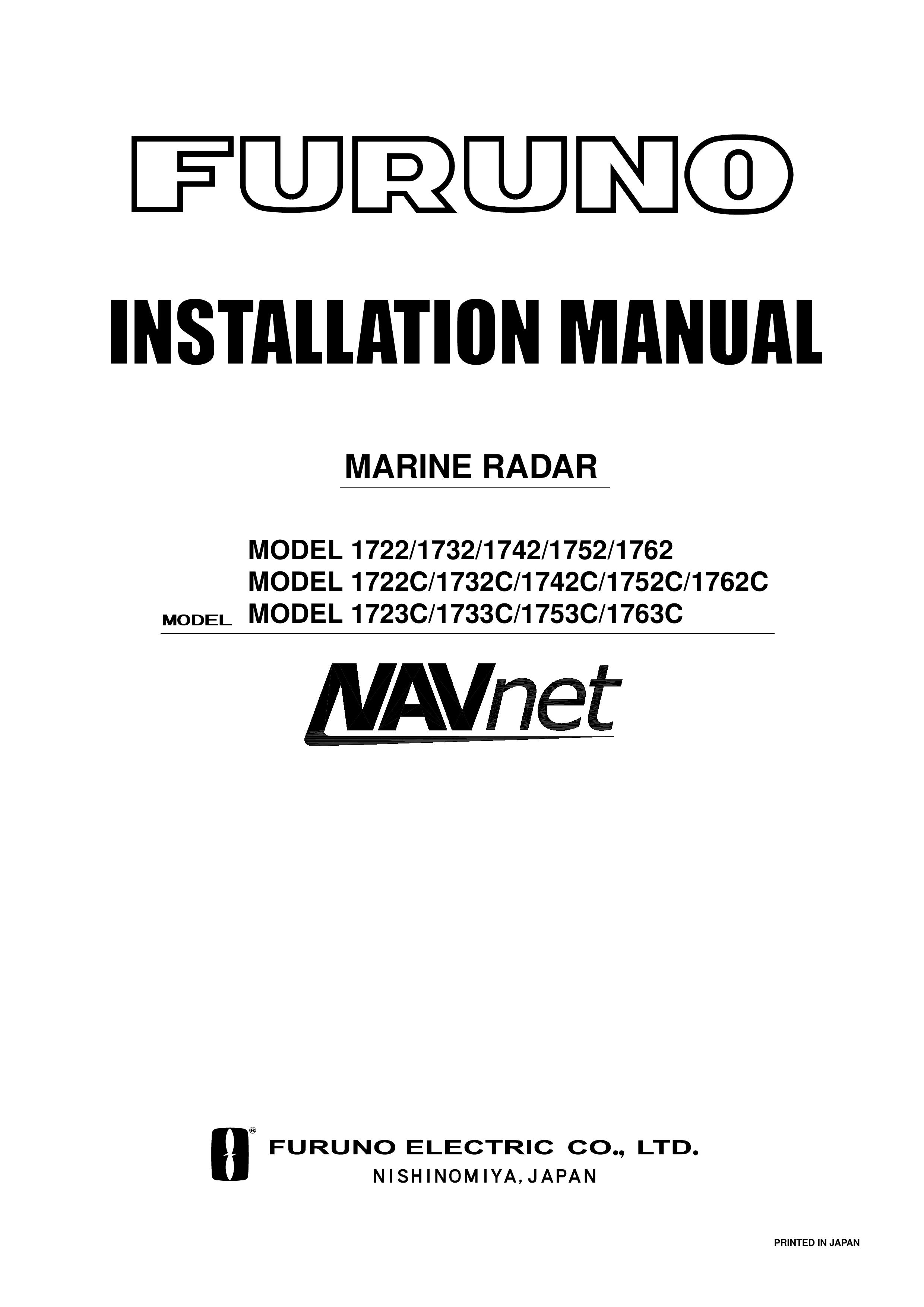 Furuno 1733c Marine RADAR User Manual