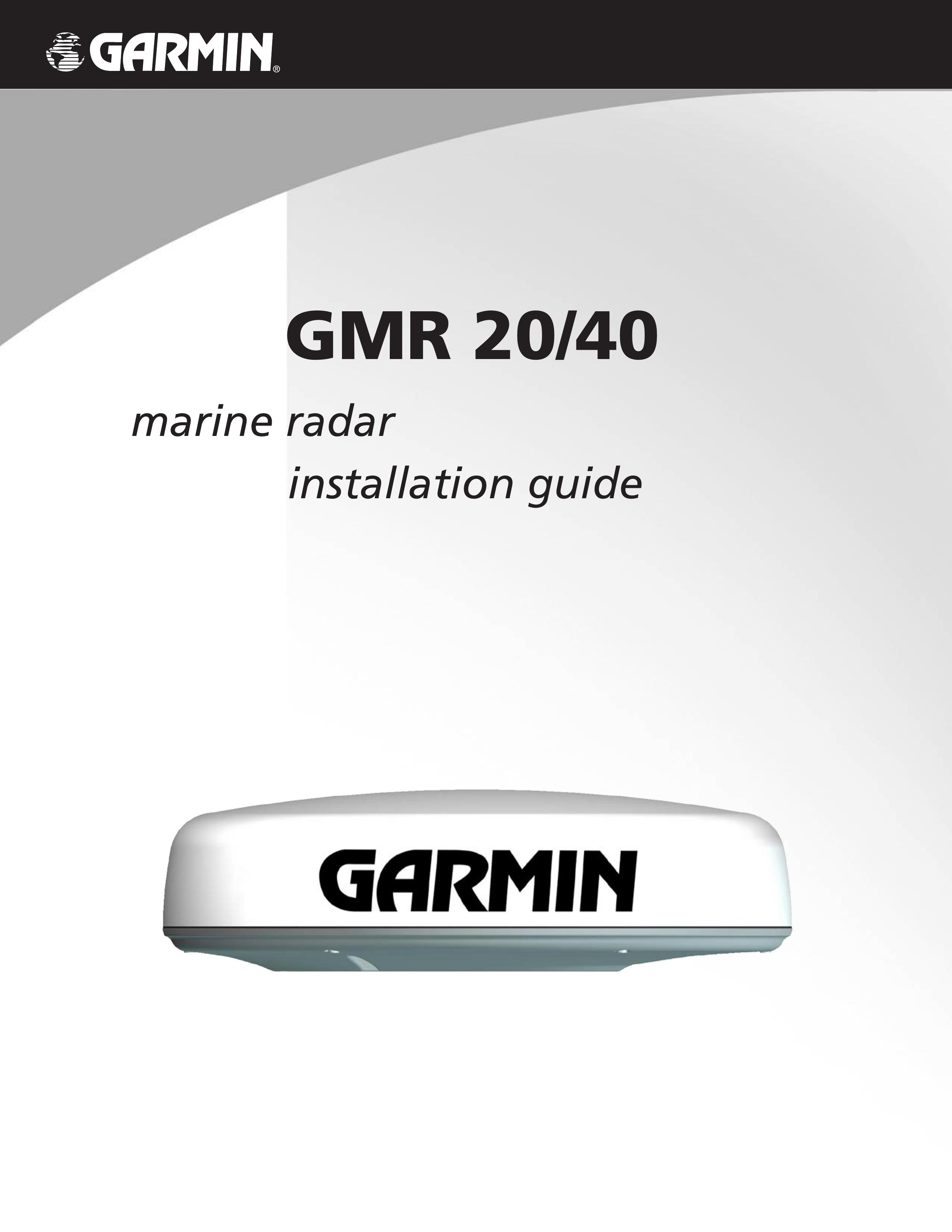 Garmin CMR 20 Marine RADAR User Manual