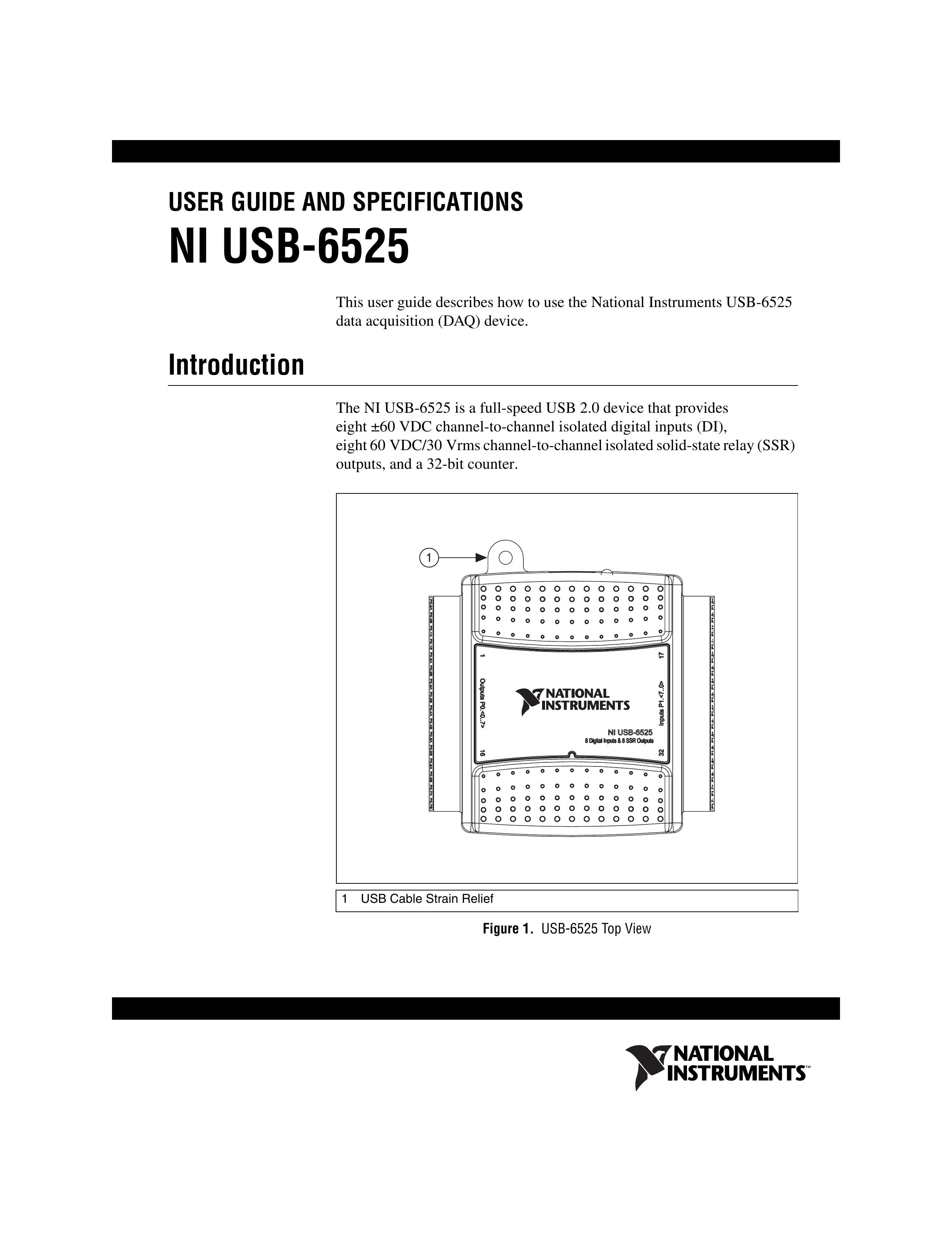National Instruments USB-6525 data aquisition (DAQ) device Marine RADAR User Manual