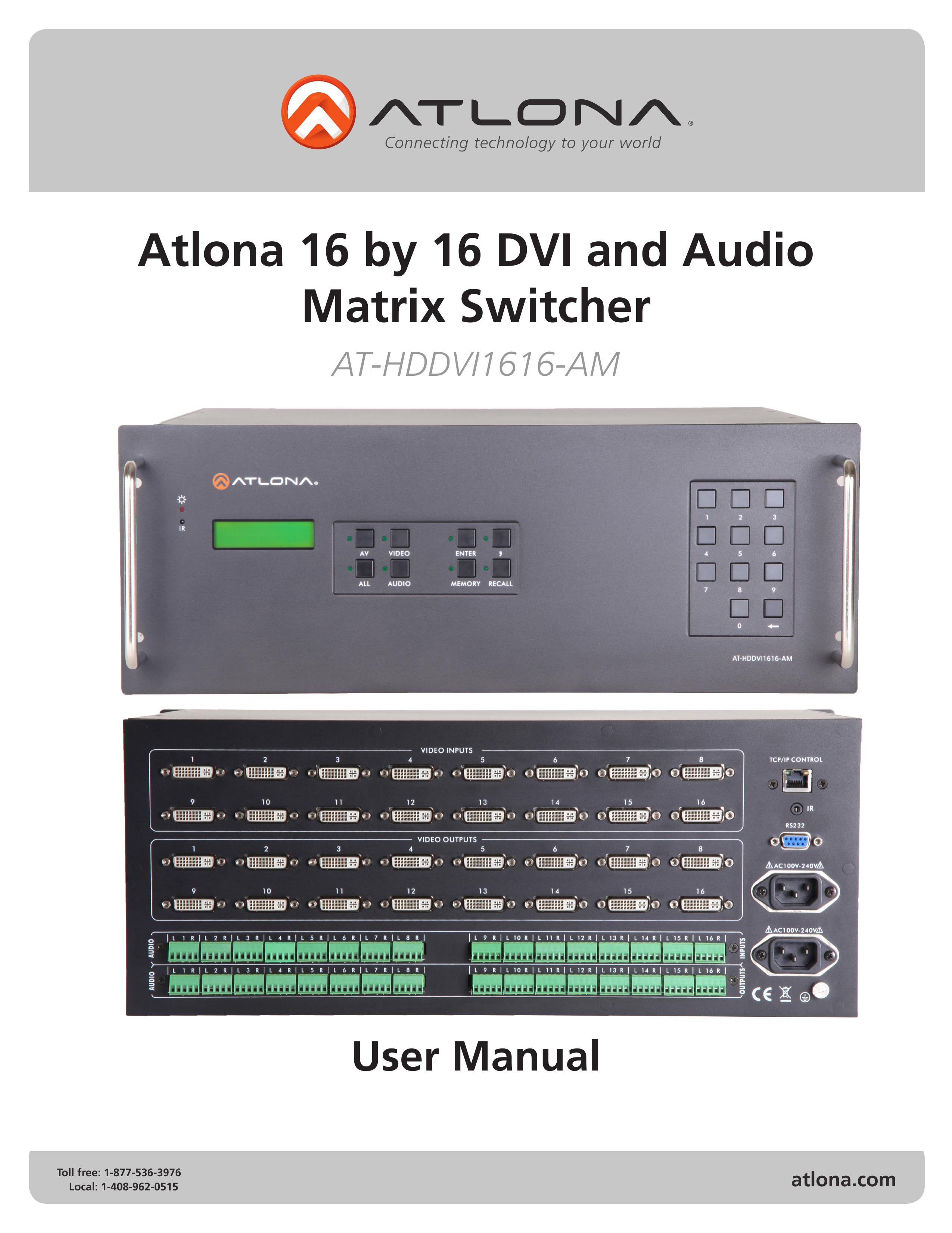 Atlona AT-HDDVI1616-AM Marine Radio User Manual