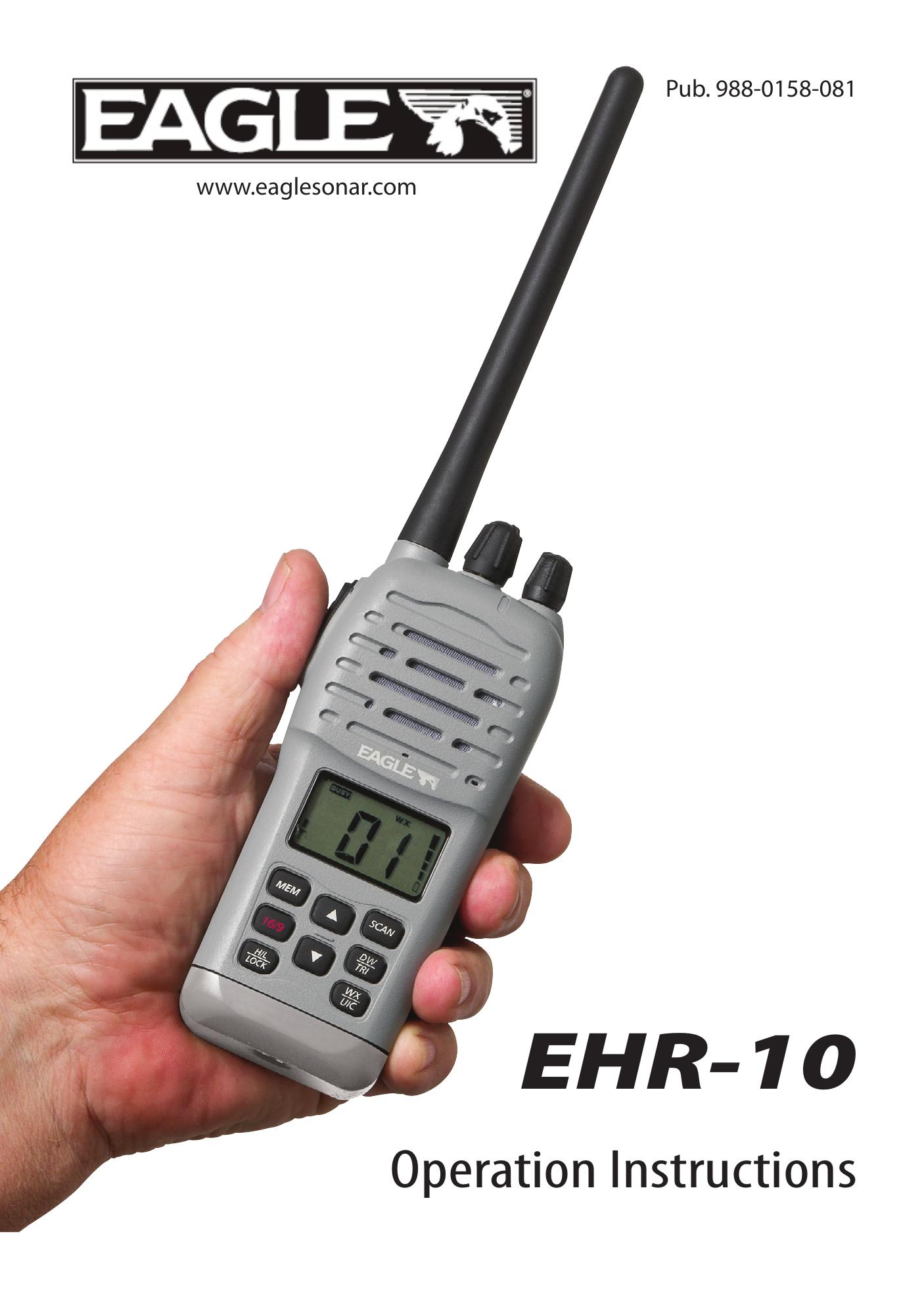 Eagle Electronics EHR-10 Marine Radio User Manual