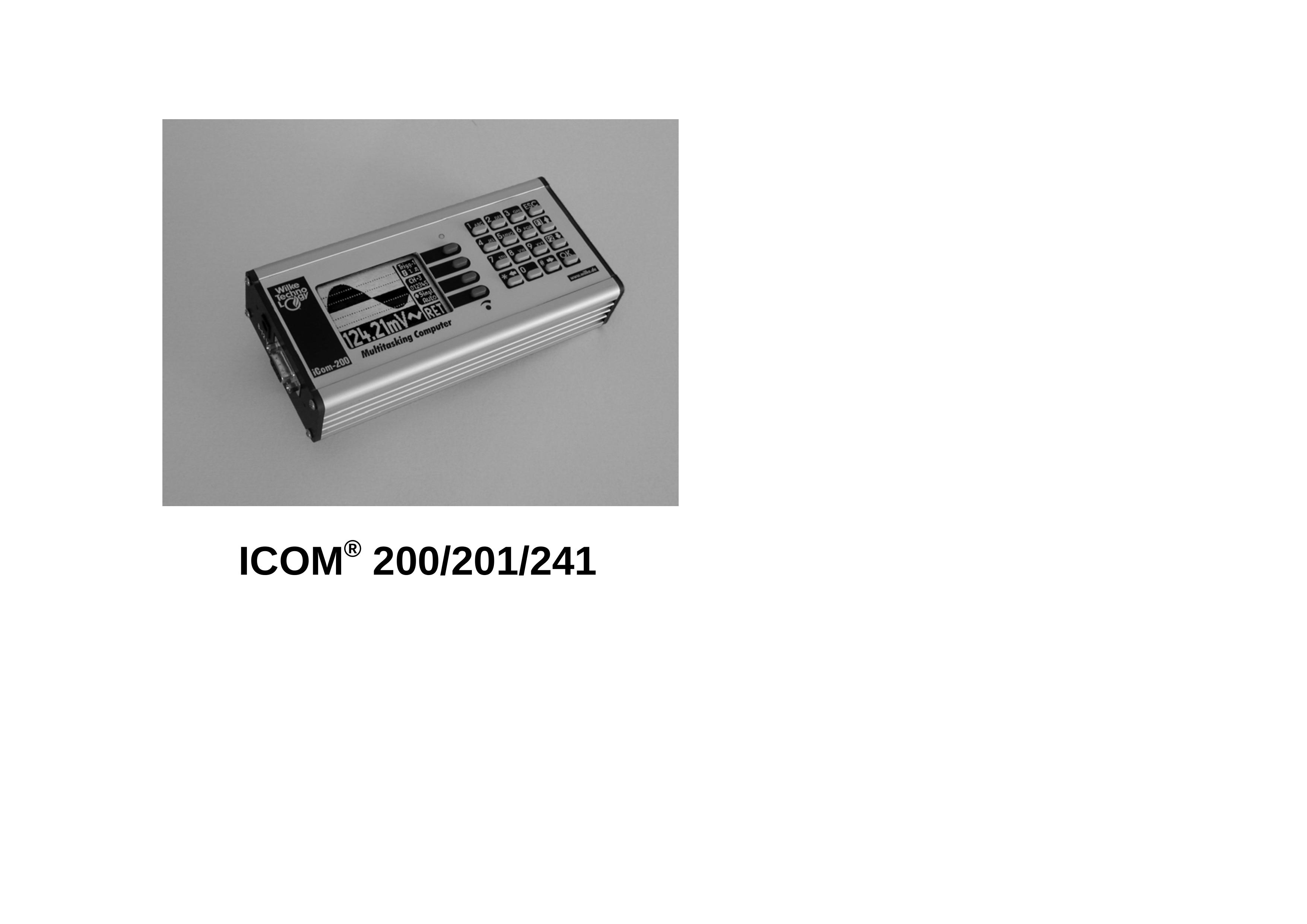 Icom 241 Marine Radio User Manual