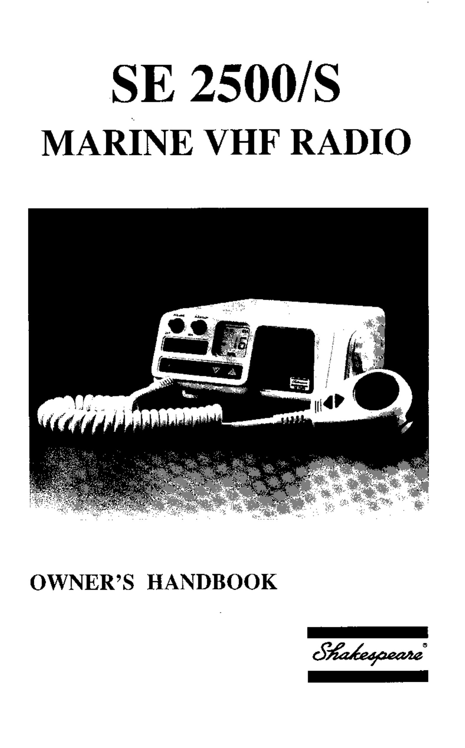 Shakespeare Electronic SE 2500/S Marine Radio User Manual
