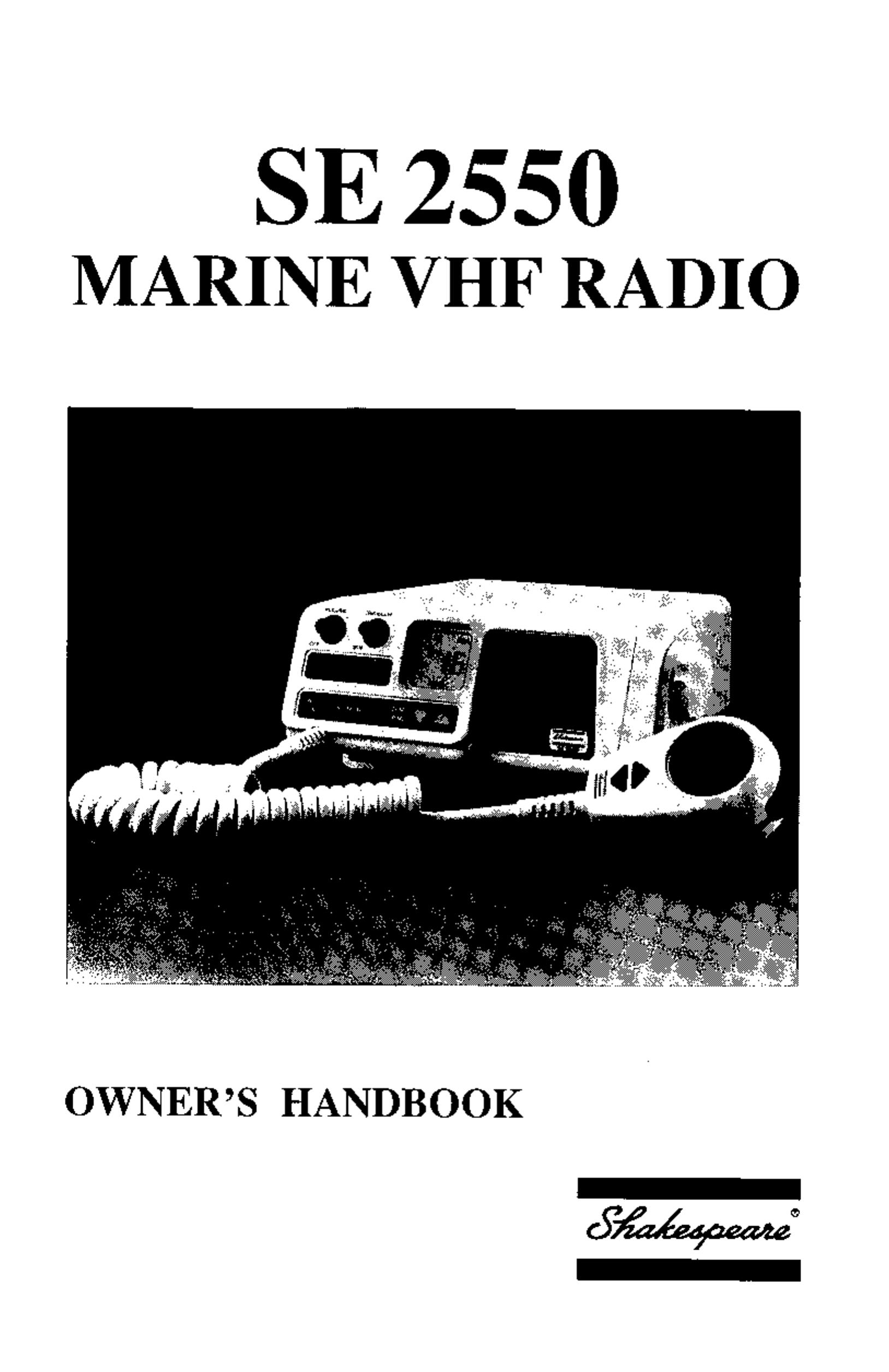 Shakespeare Electronic SE 2550 Marine Radio User Manual
