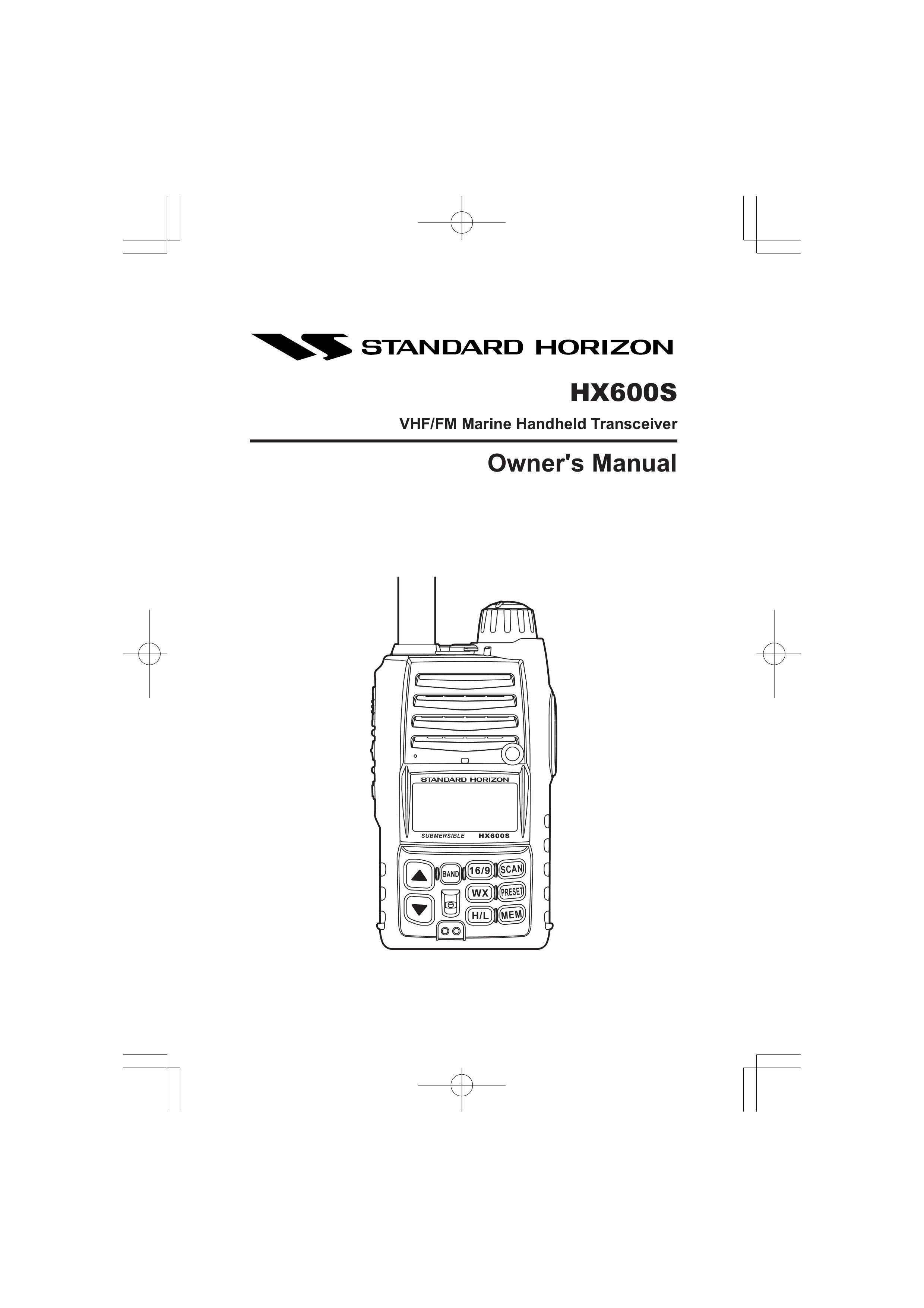 Standard Horizon HX600S Marine Radio User Manual