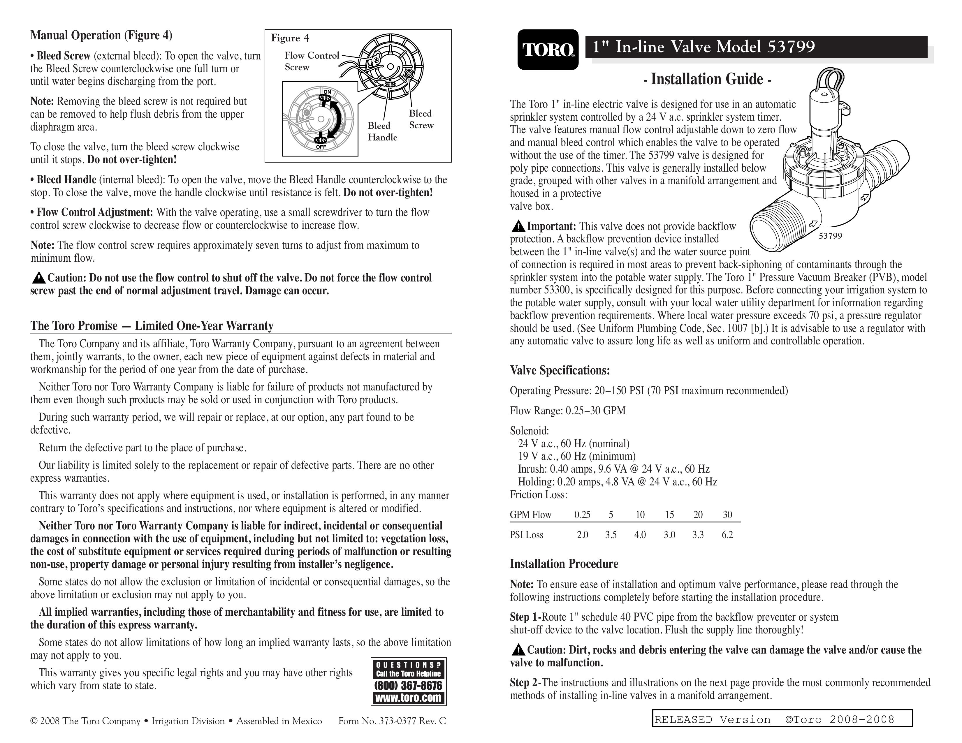 Toro 53799 Marine Radio User Manual