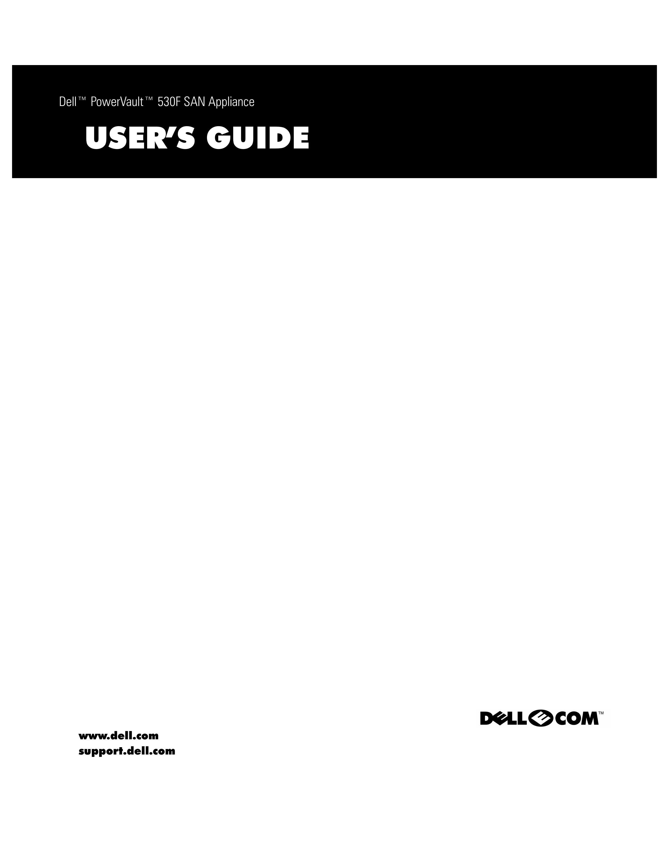 Dell 530F Marine Sanitation System User Manual