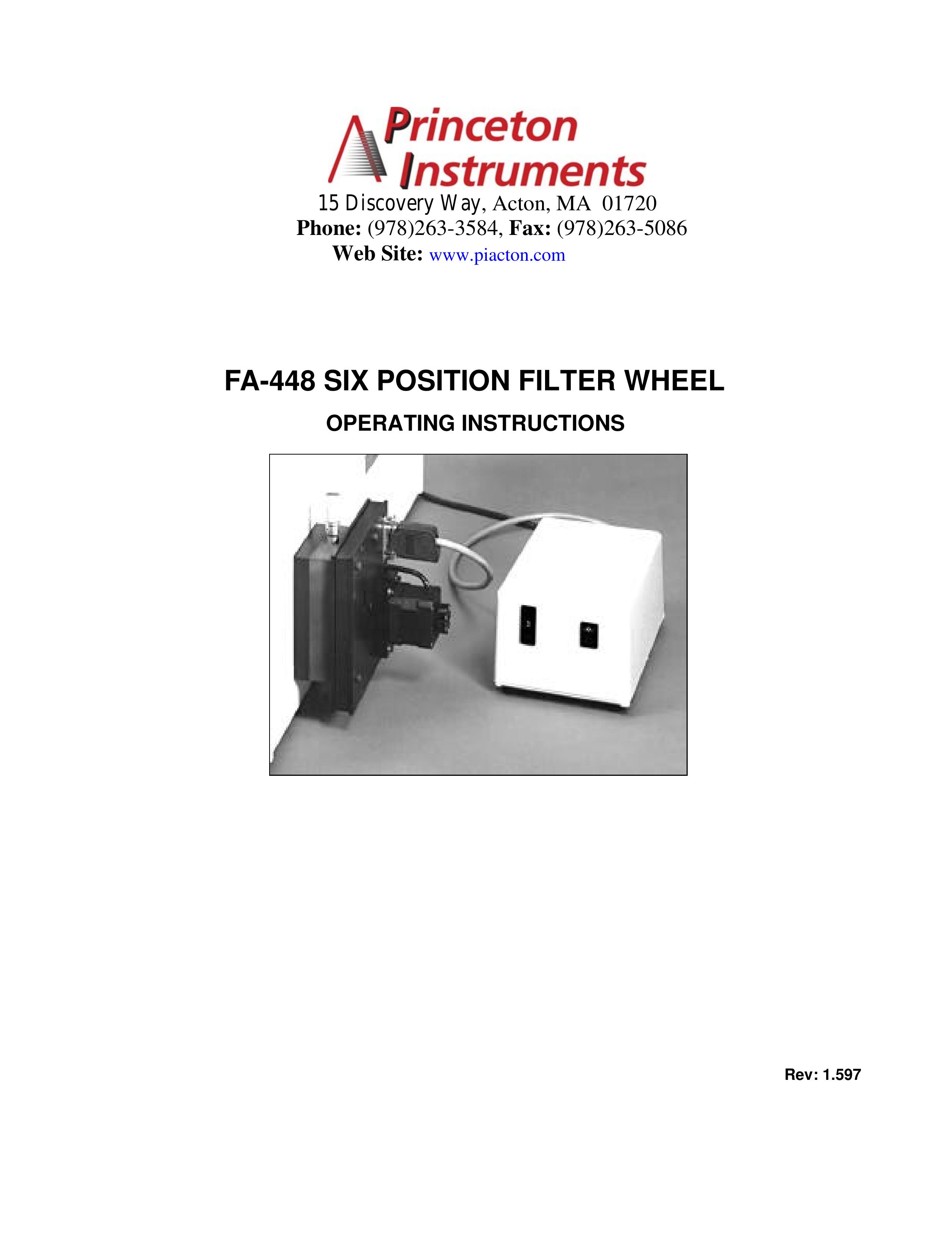 Princeton FA-448 Marine Sanitation System User Manual