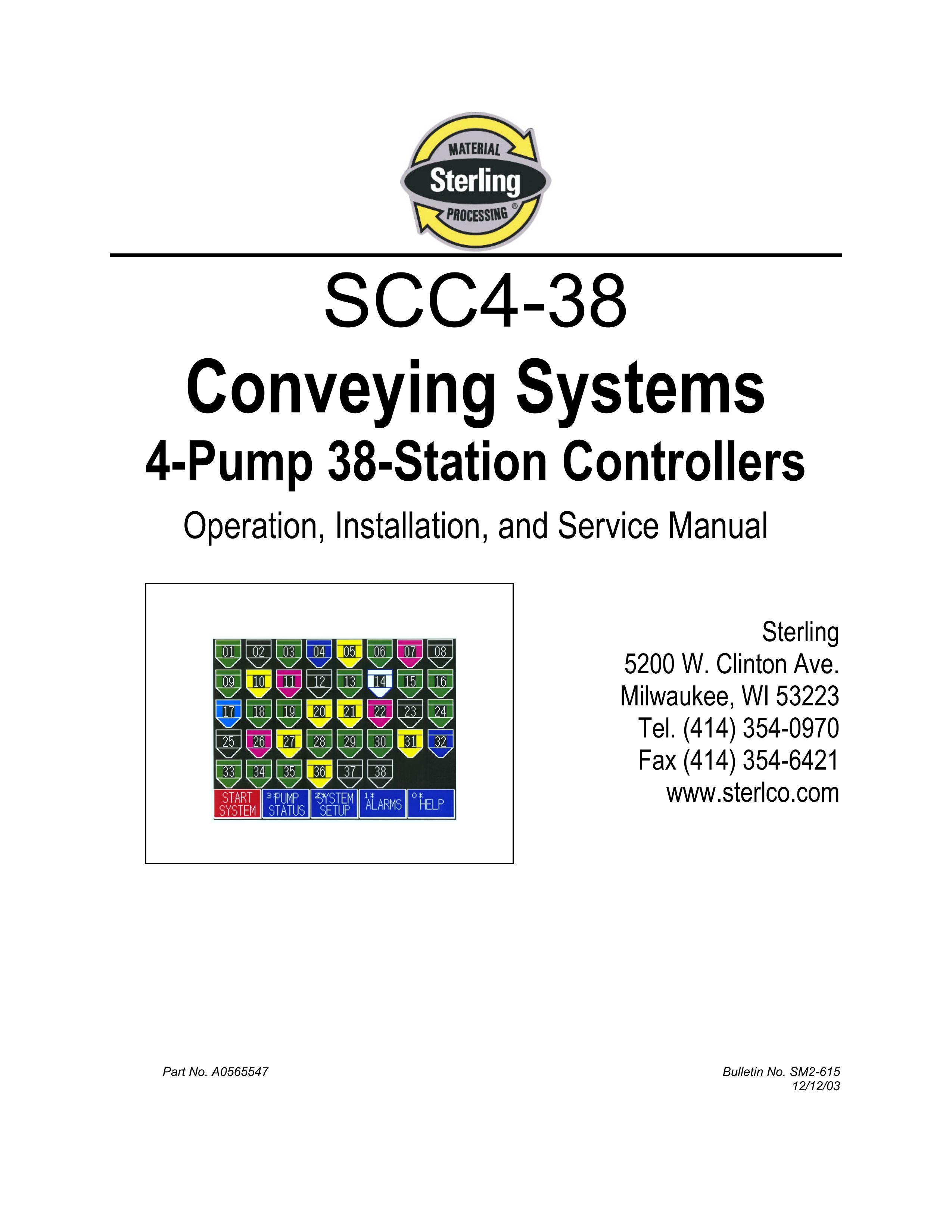 Sterling Plumbing SCC4-38 Marine Sanitation System User Manual