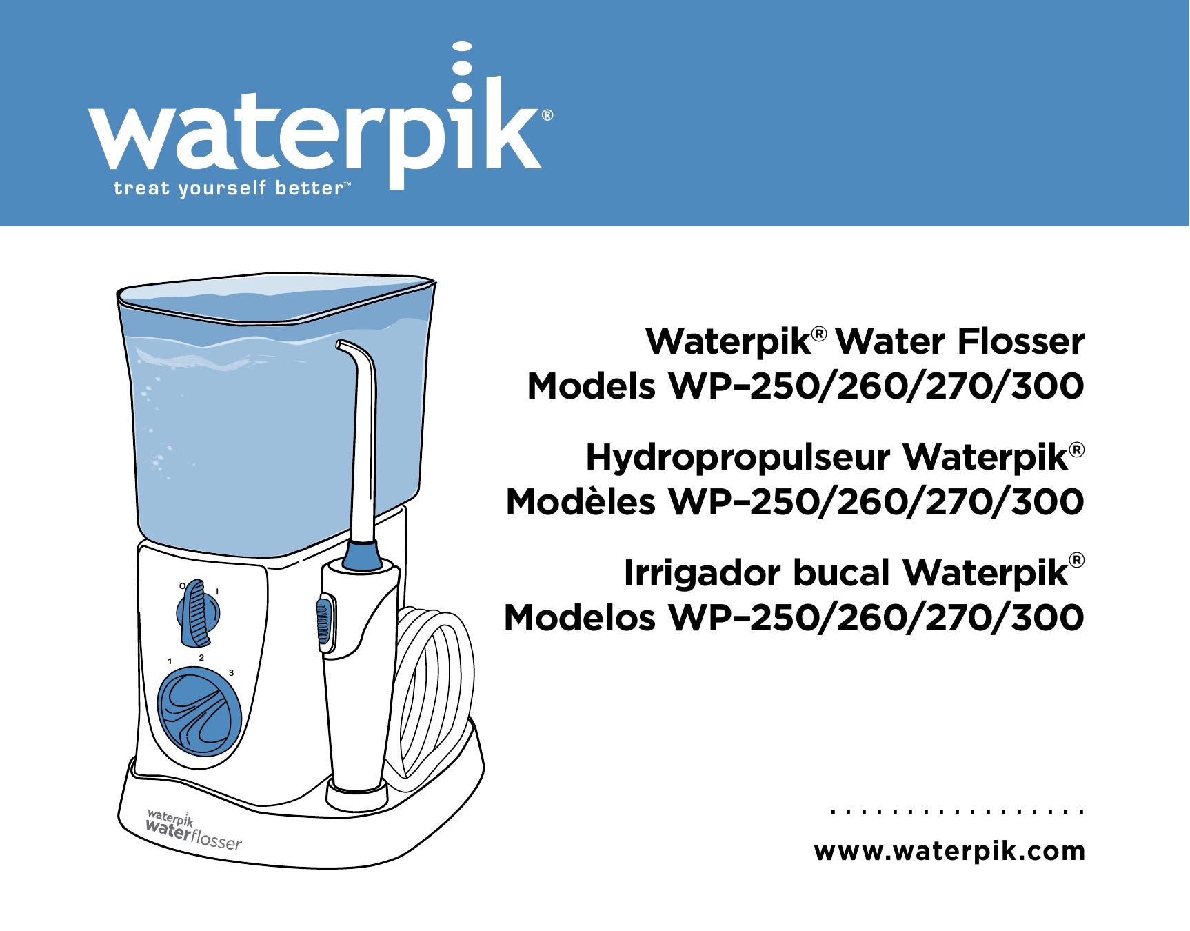 Waterpik Technologies WP-260 Marine Sanitation System User Manual