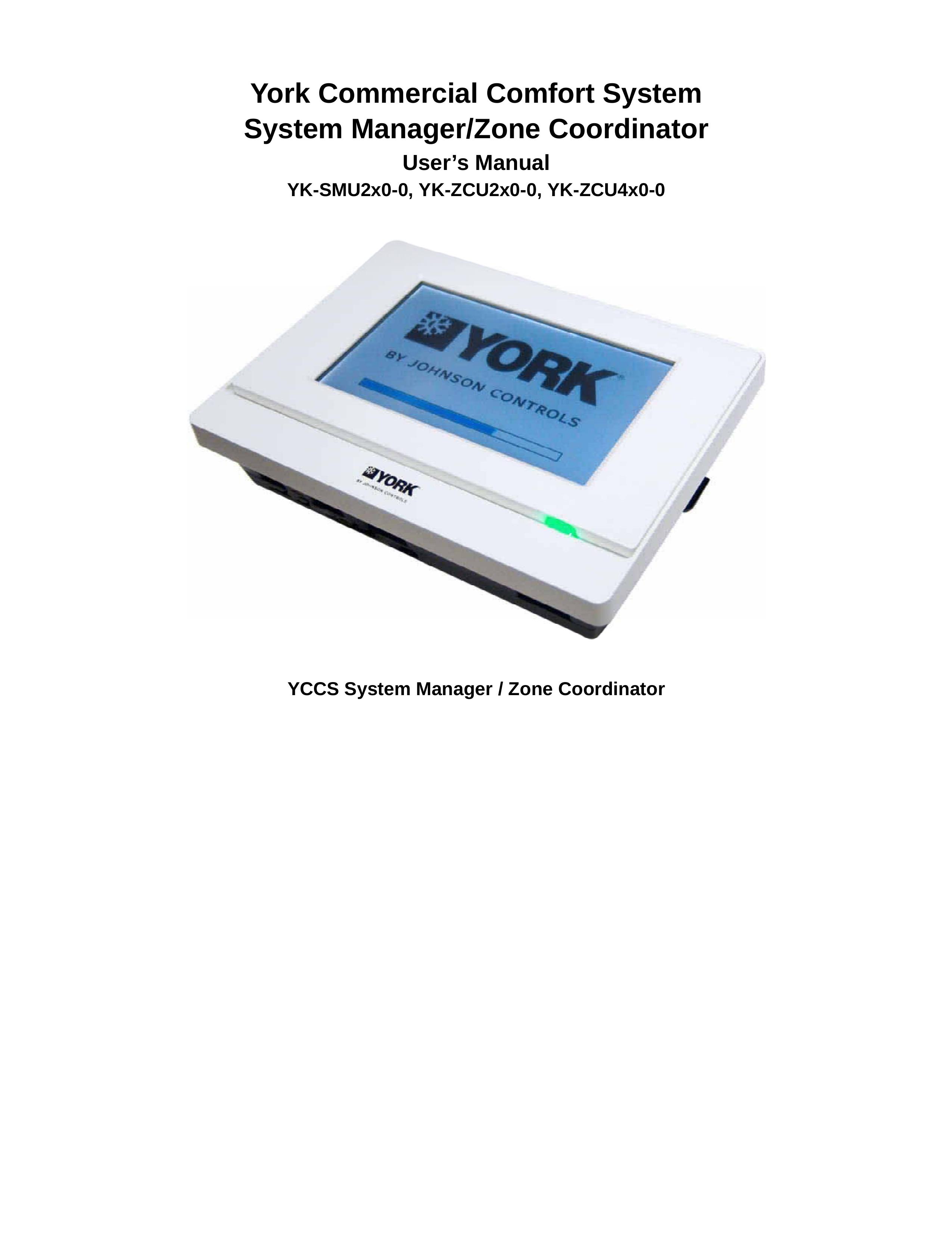 York YK-ZCU4x0-0 Marine Sanitation System User Manual