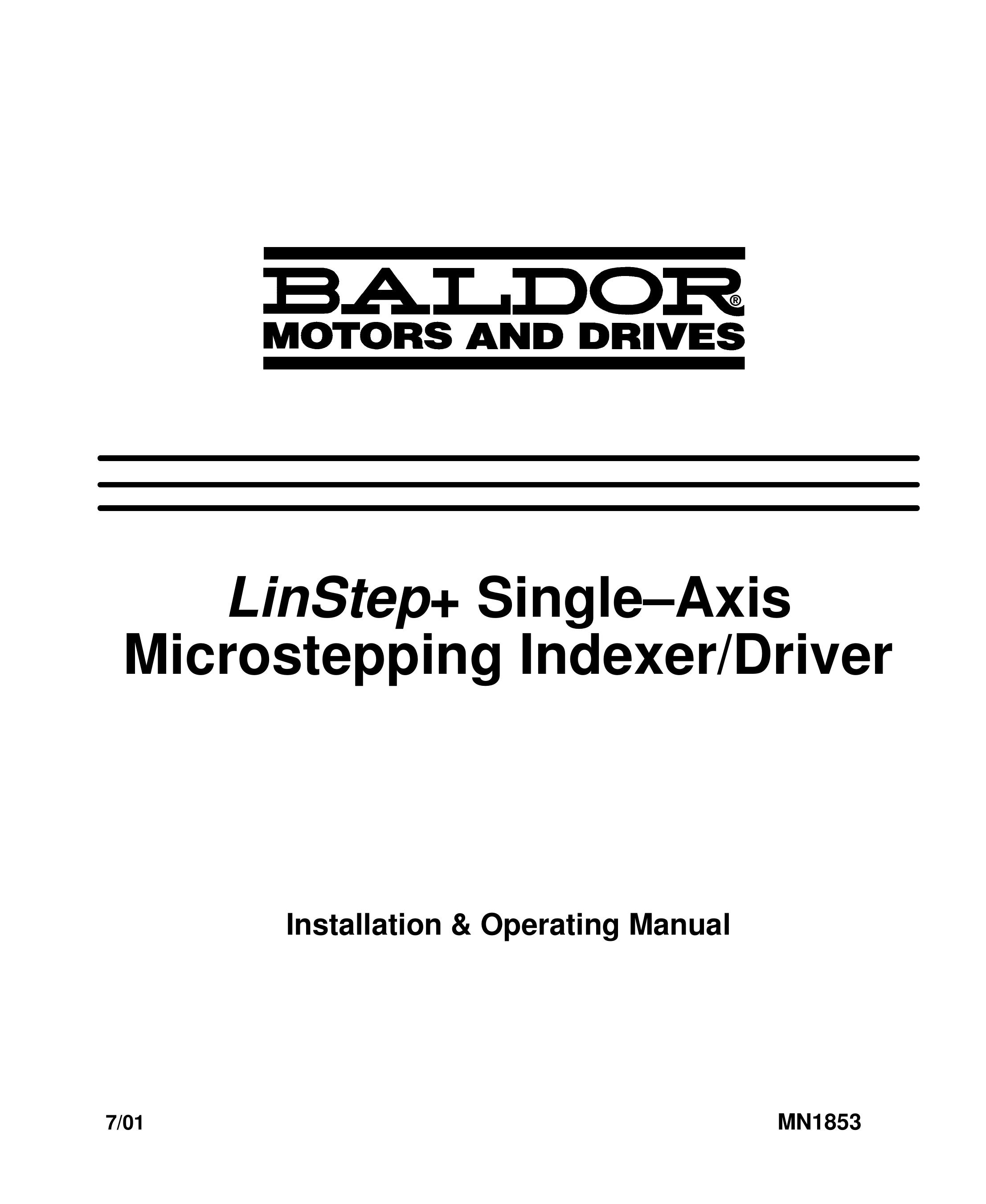 Baldor MIN1853 Outboard Motor User Manual