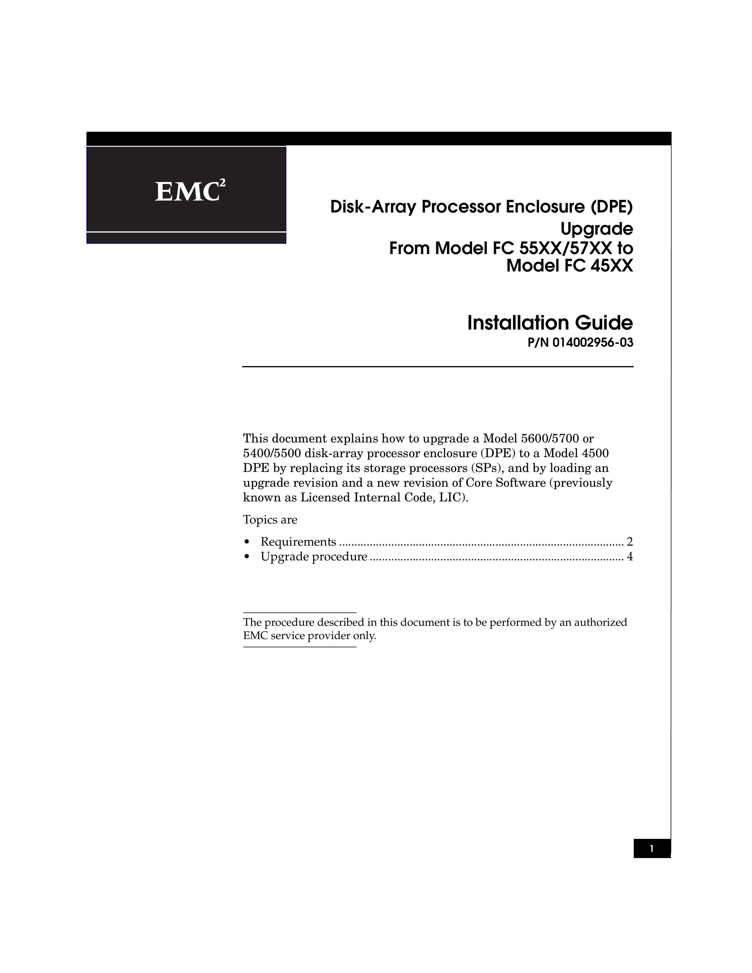 EMC FC 45XX Outboard Motor User Manual