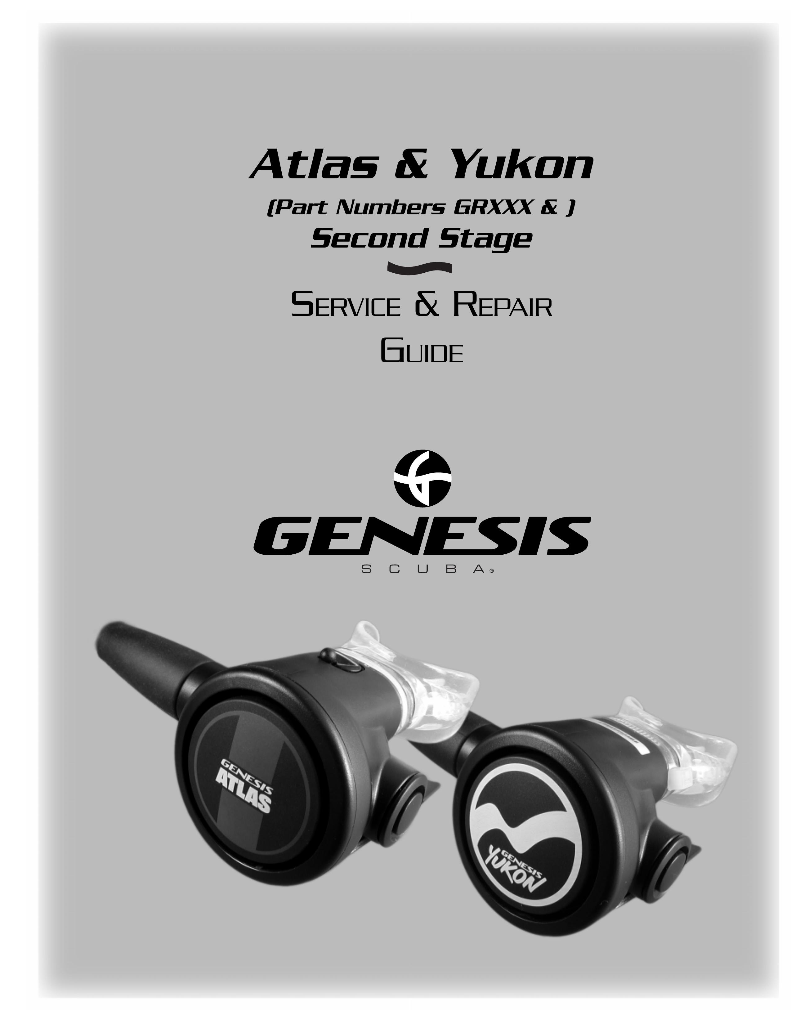 Genesis Advanced Technologies GRXXX & Scuba Diving Equipment User Manual