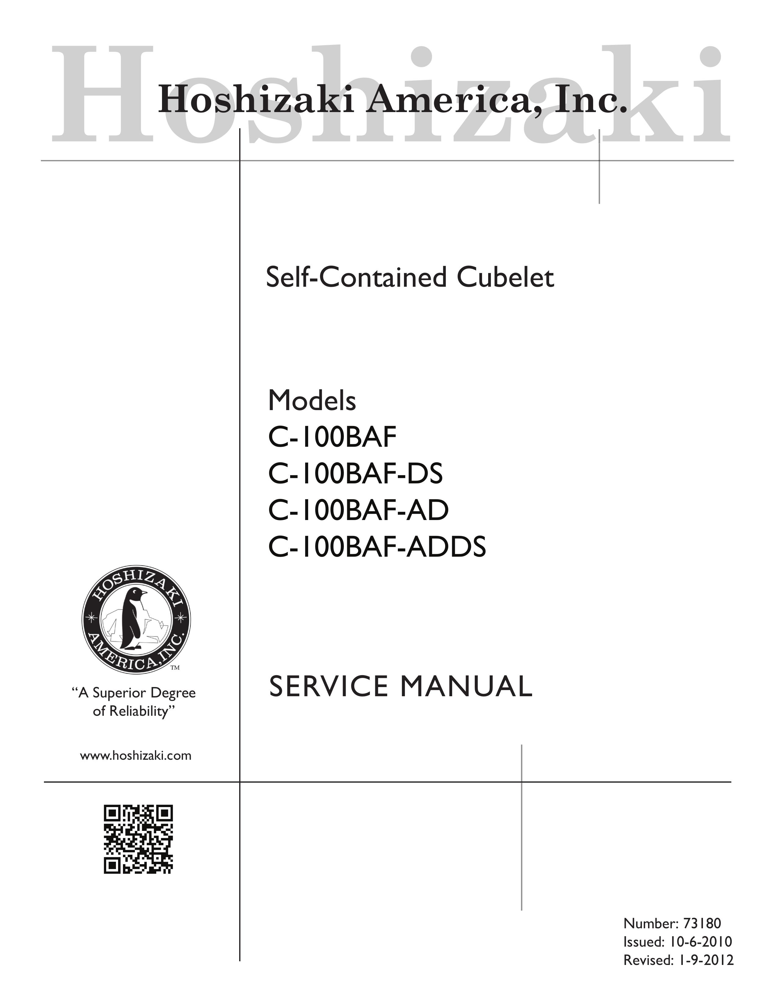 Hoshizaki 73180 Scuba Diving Equipment User Manual