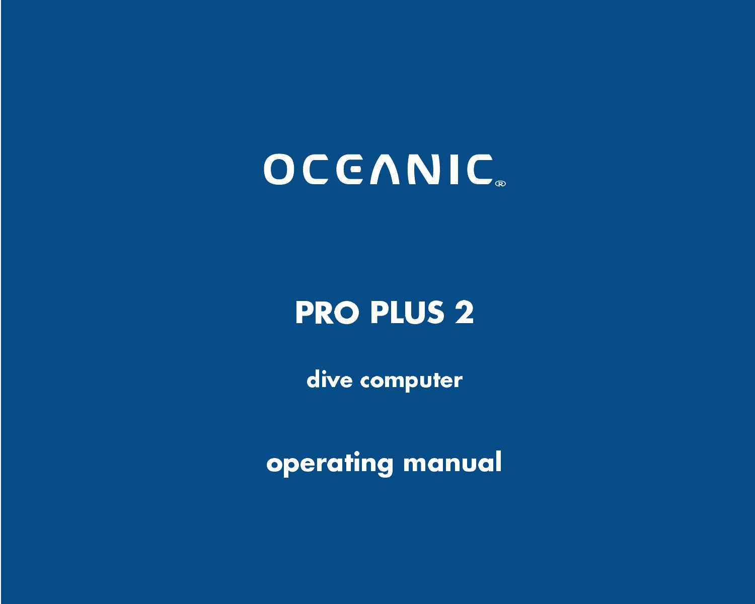 Oceanic 04.1061.07 Scuba Diving Equipment User Manual