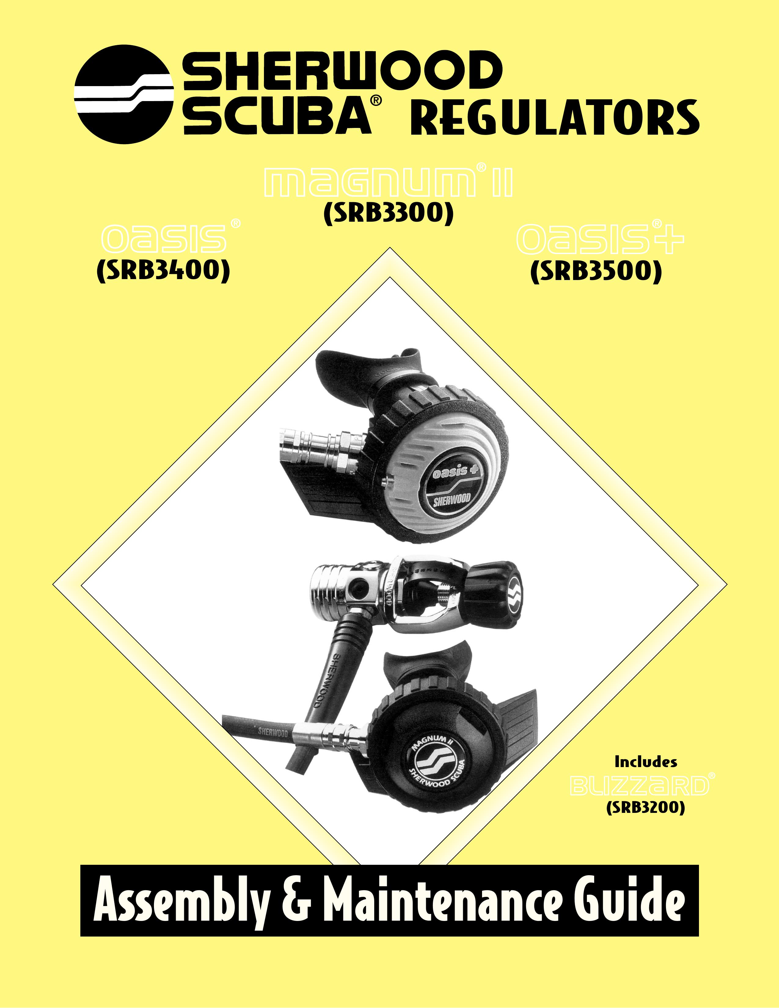 Sherwood SRB3200 Scuba Diving Equipment User Manual