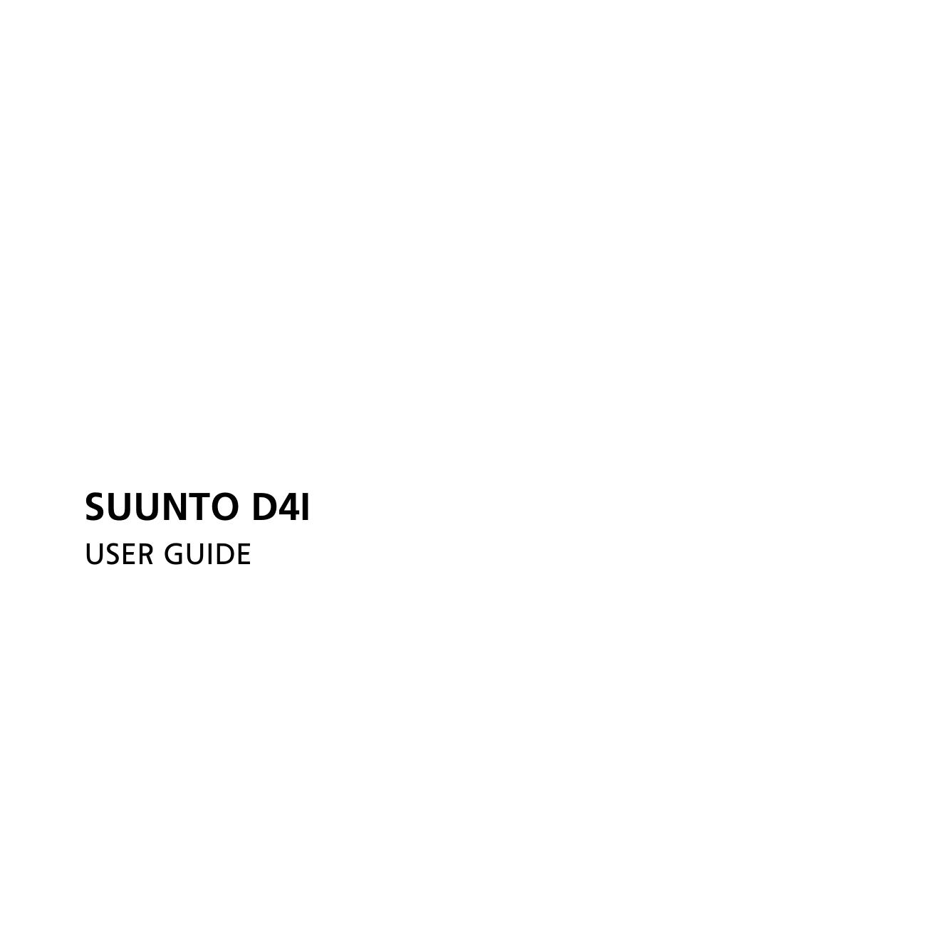 Suunto SS020396000 Scuba Diving Equipment User Manual