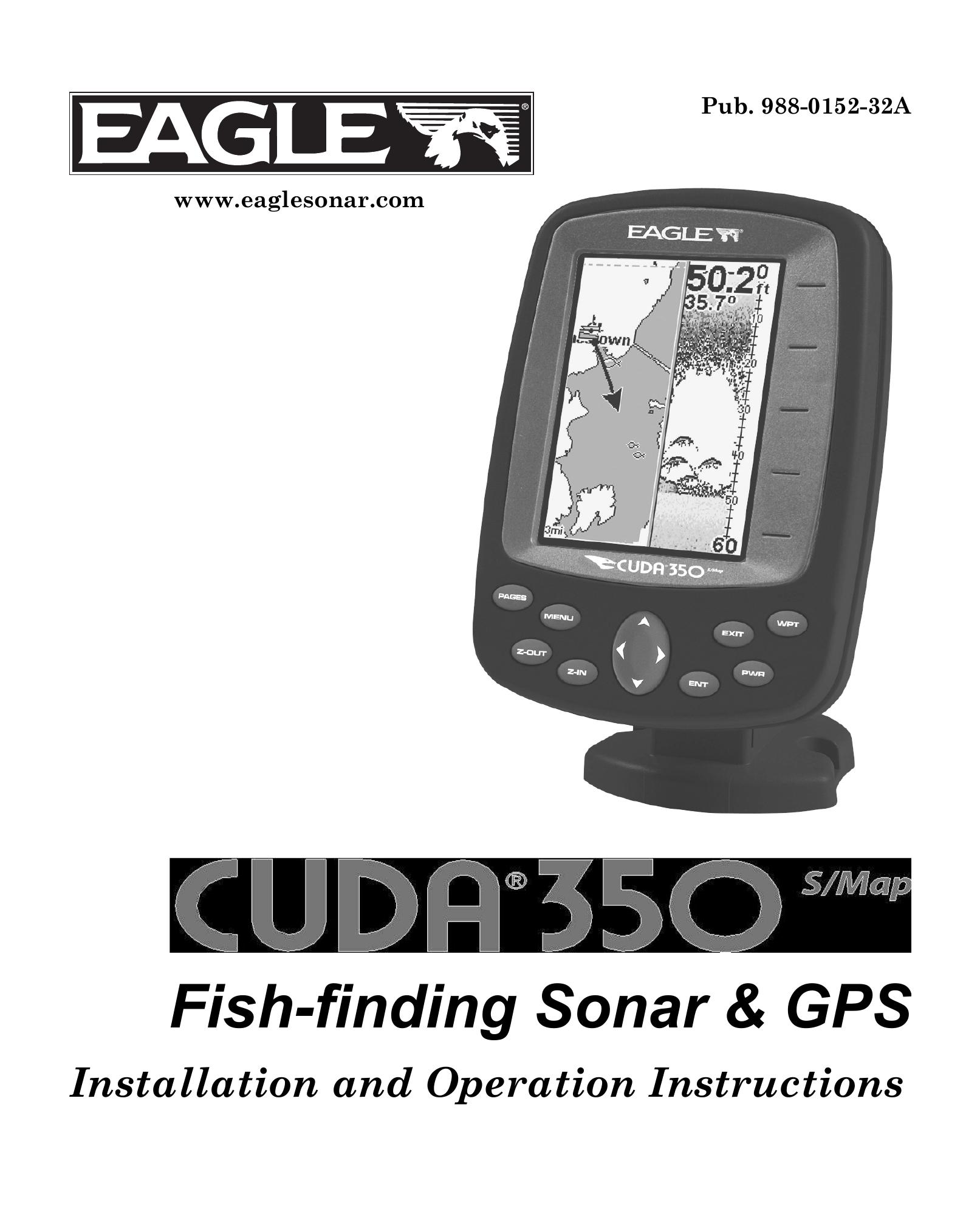 Eagle Electronics 350 S/MAP SONAR User Manual