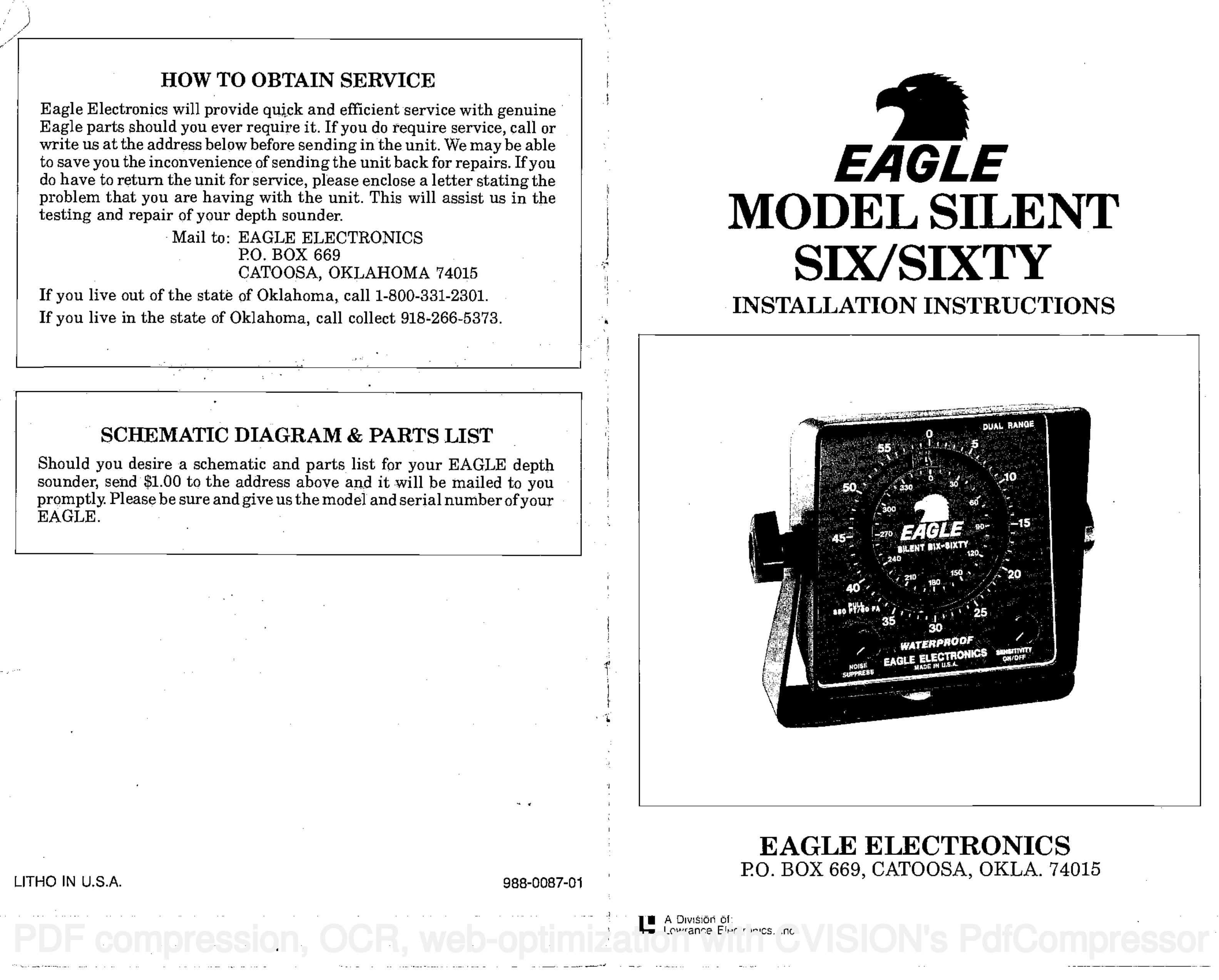 Eagle Electronics 966-0087-01 SONAR User Manual