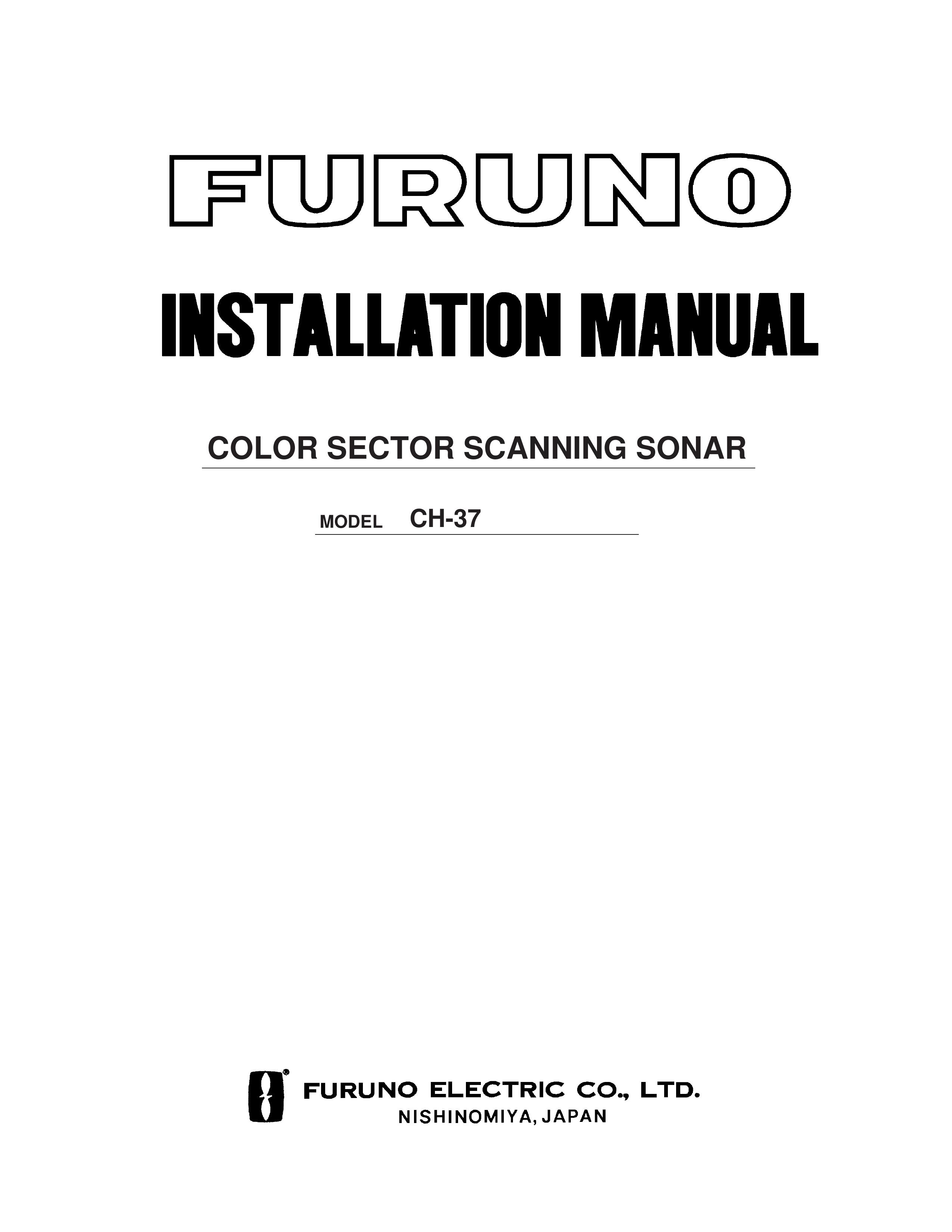 Furuno CH-37 SONAR User Manual