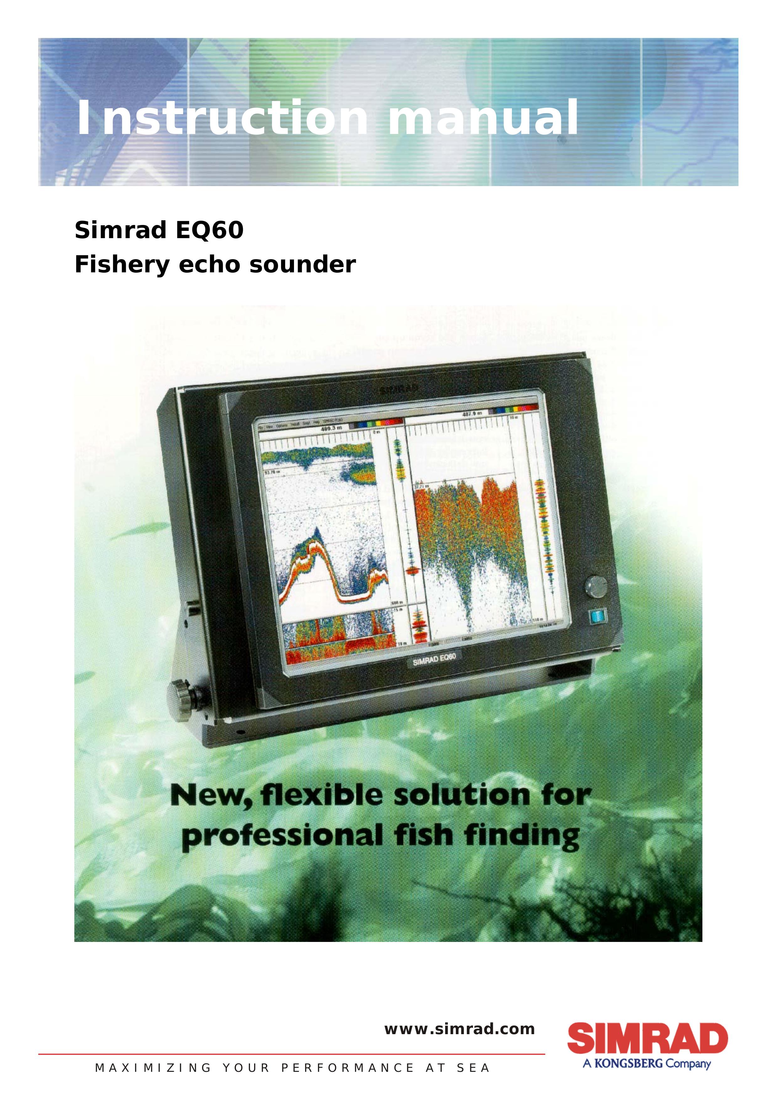 Simrad EQ60 SONAR User Manual
