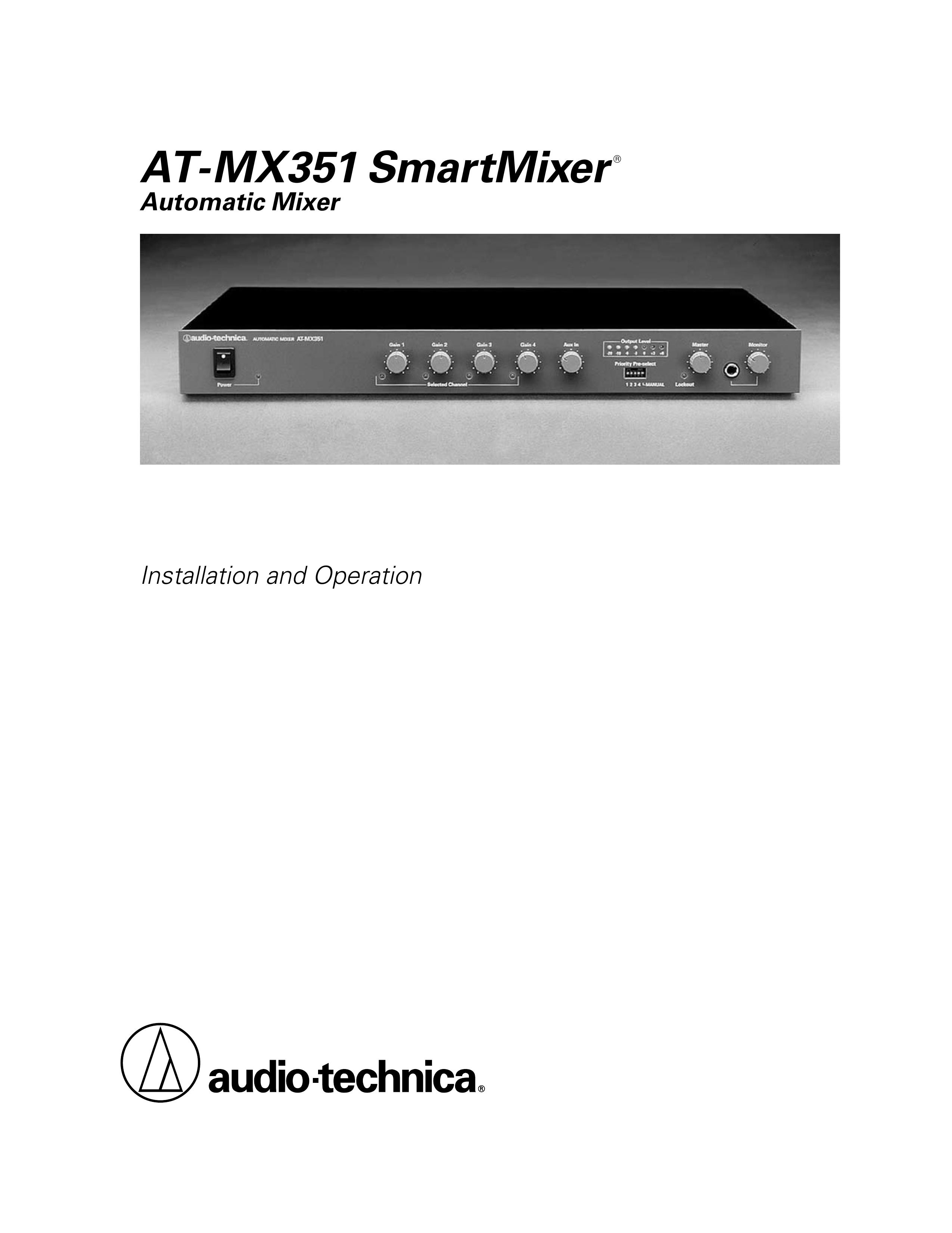 Audio-Technica AT-MX351 DJ Equipment User Manual