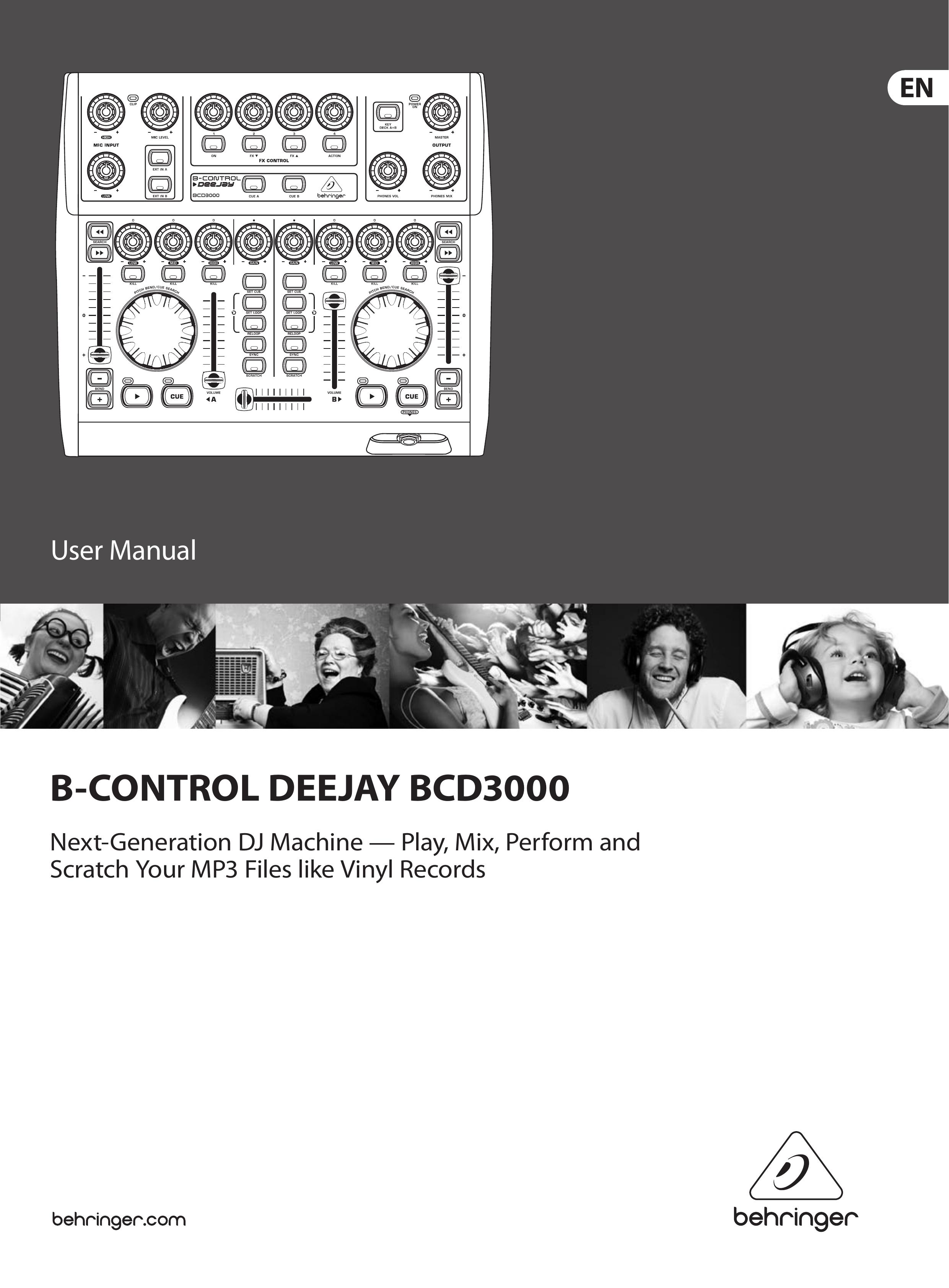 Behringer BCD3000 DJ Equipment User Manual