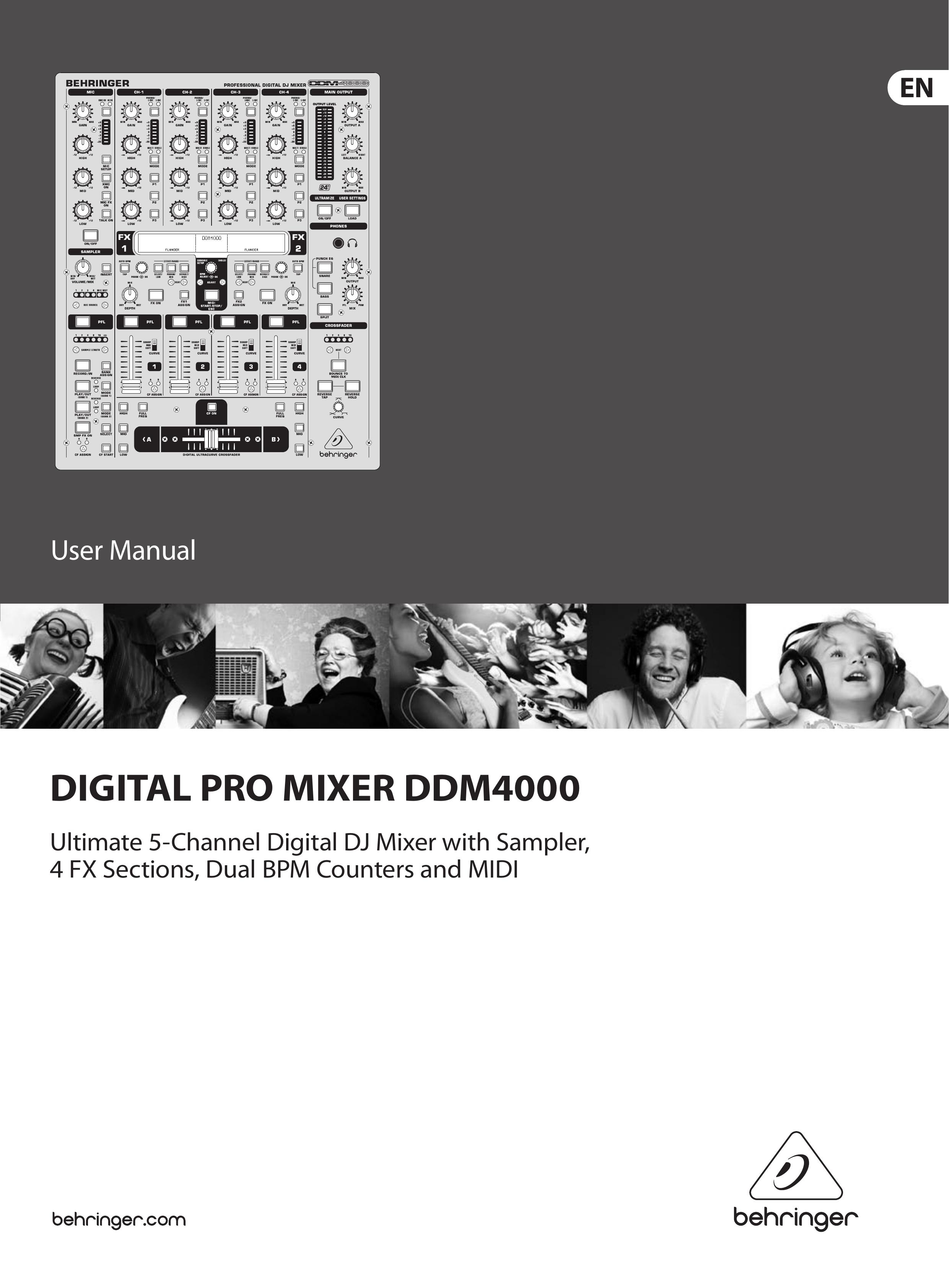 Behringer DDM4000 DJ Equipment User Manual