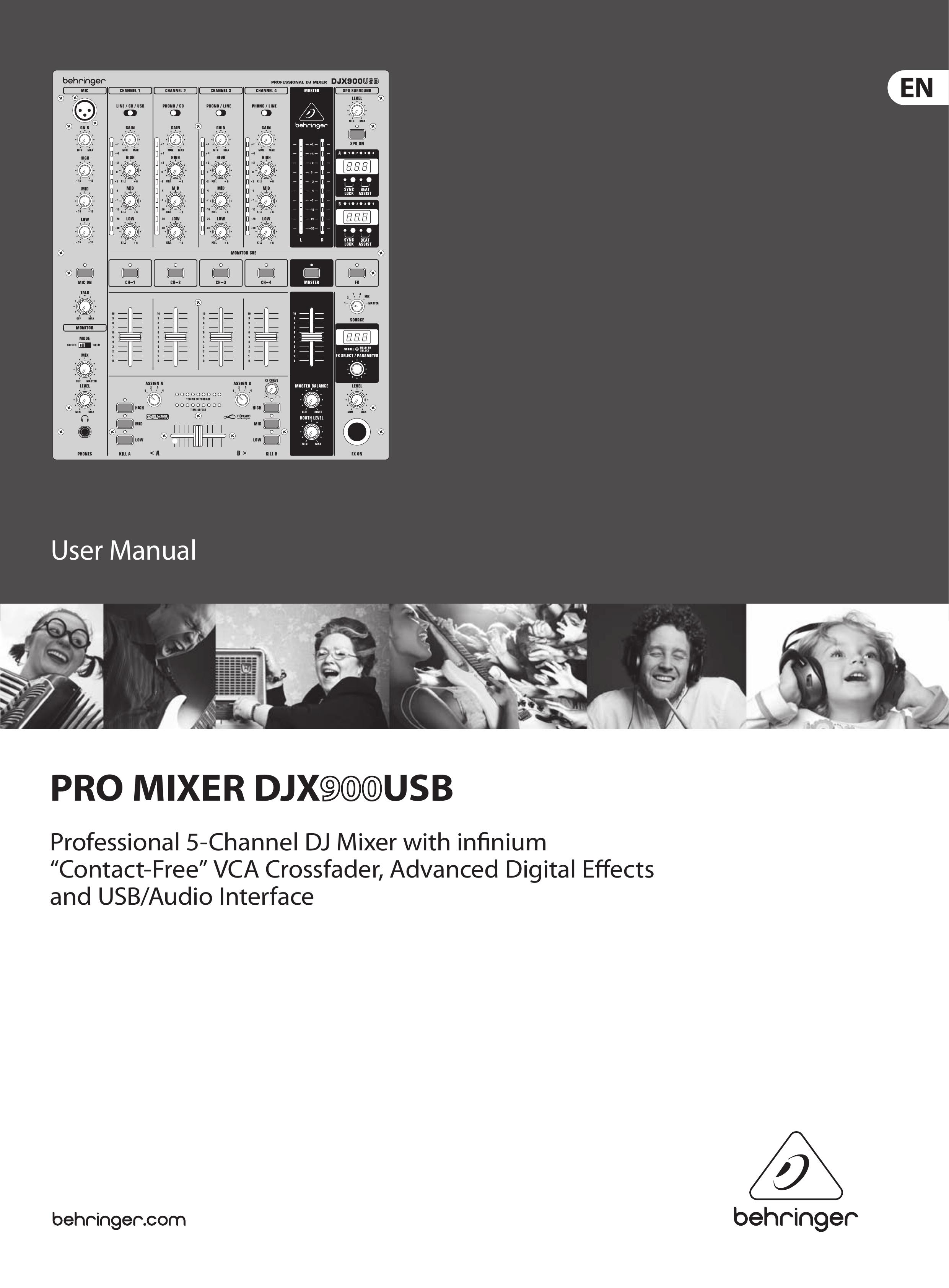 Behringer DJX900USB DJ Equipment User Manual