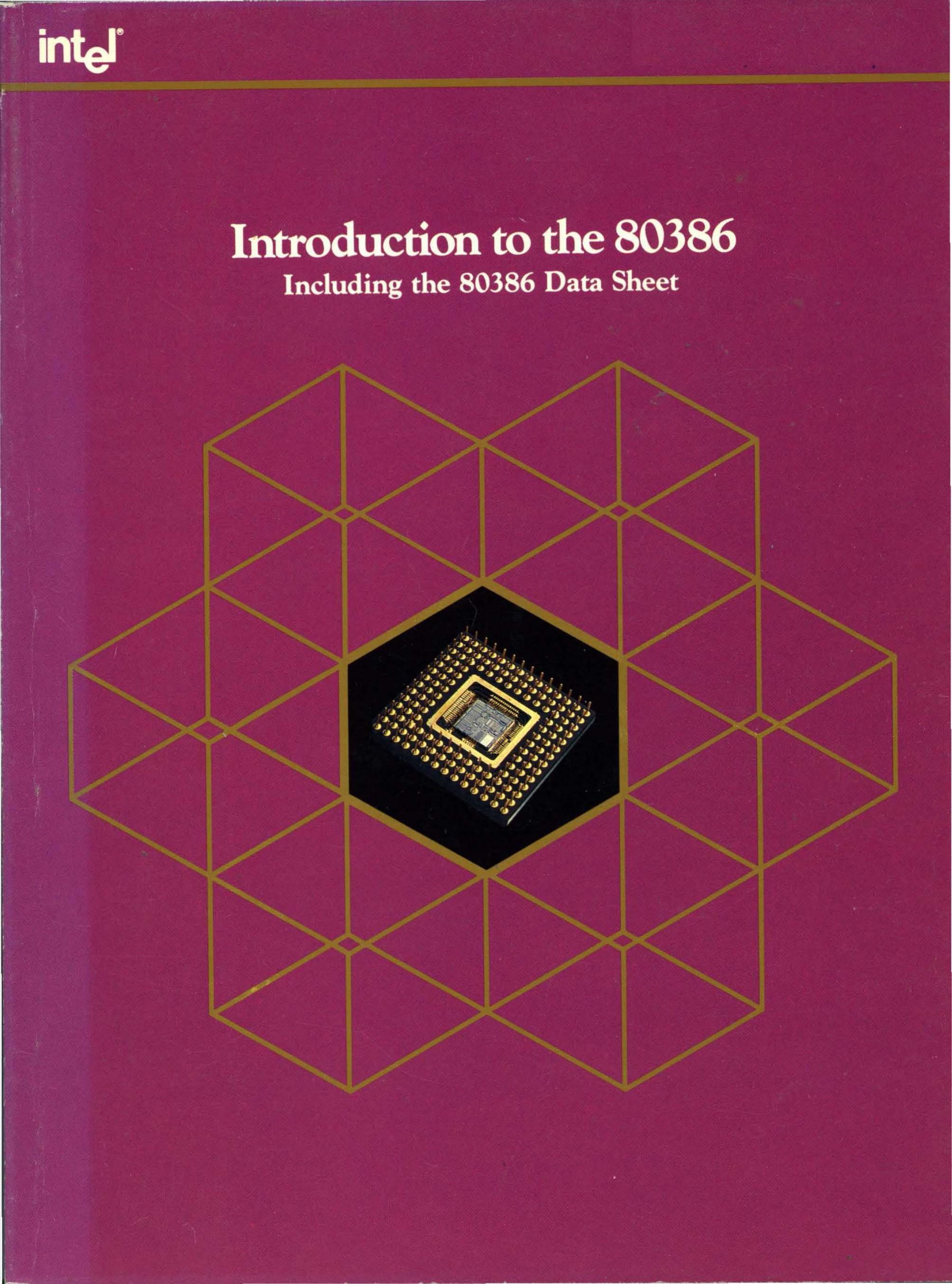 Intel 80386 DJ Equipment User Manual