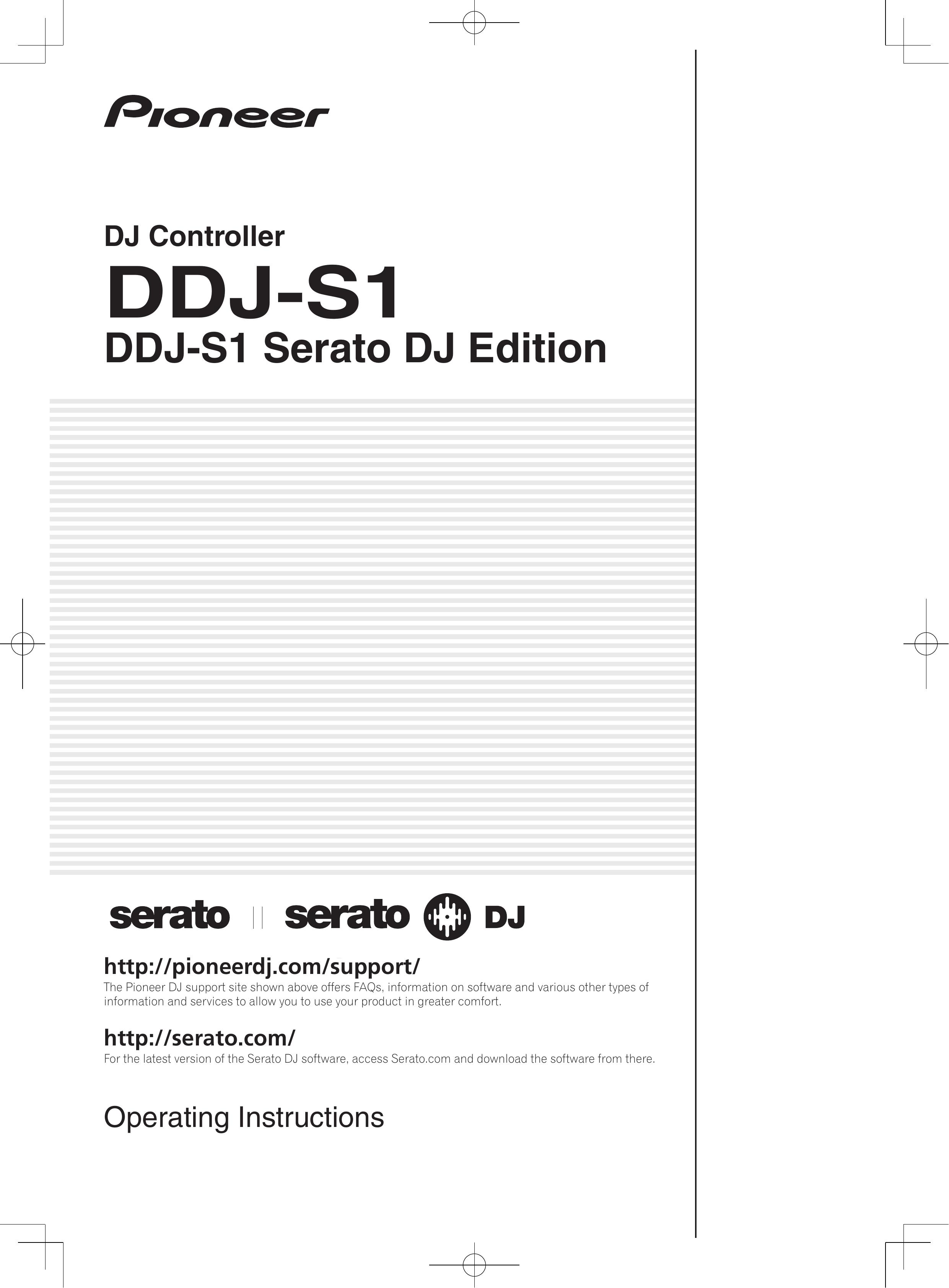 Pioneer DJ Controller Serato DJ Edition DJ Equipment User Manual