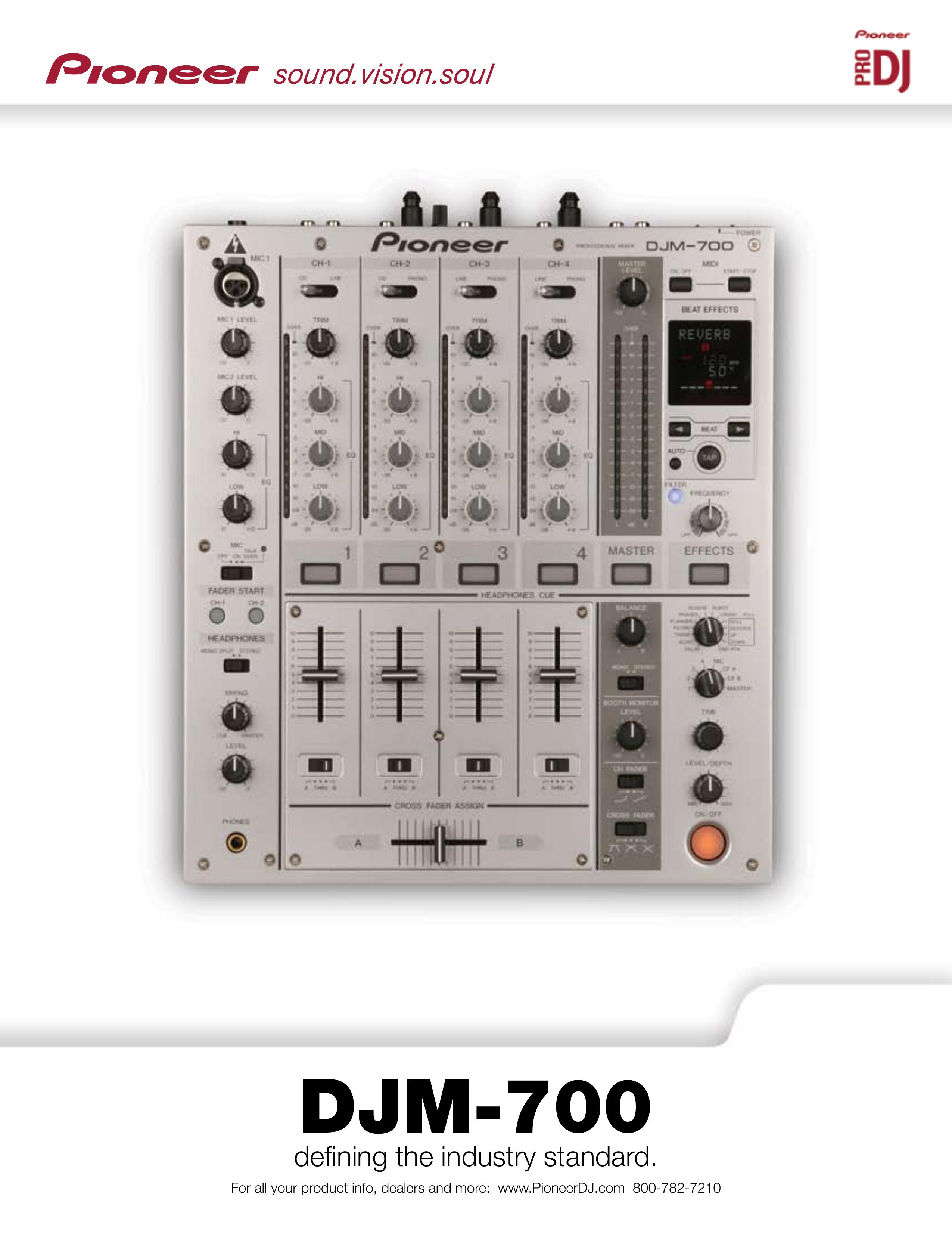 Pioneer DJM-700 DJ Equipment User Manual