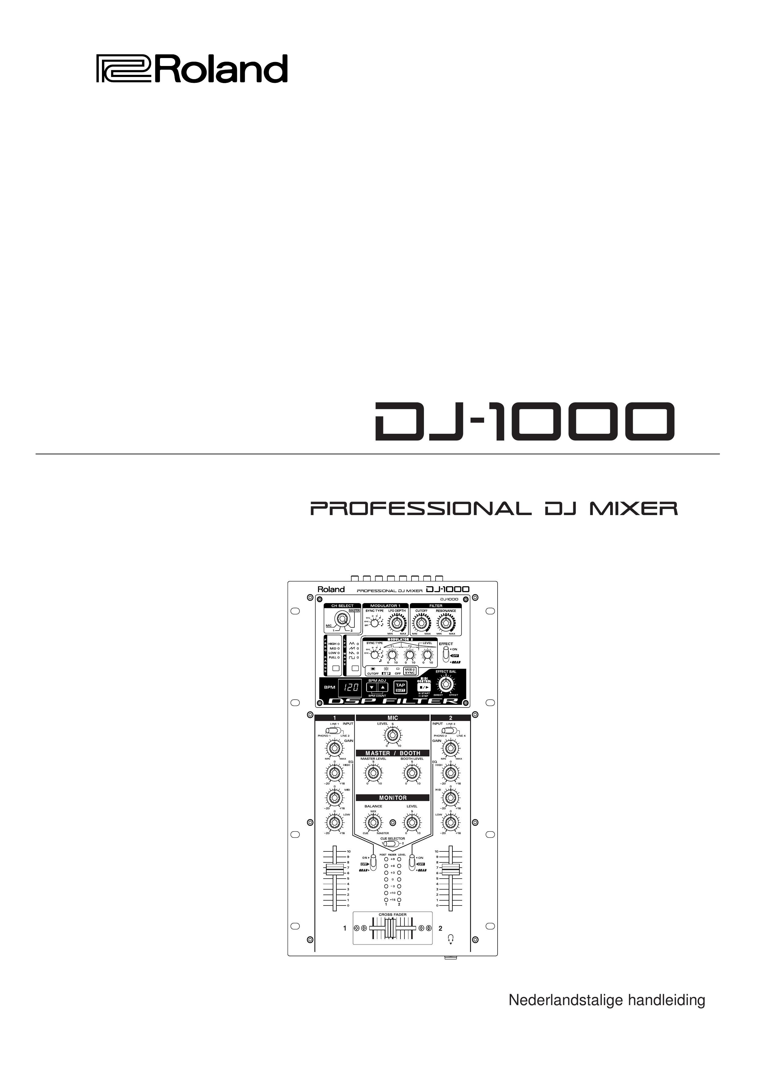 Roland DJ-1000 DJ Equipment User Manual