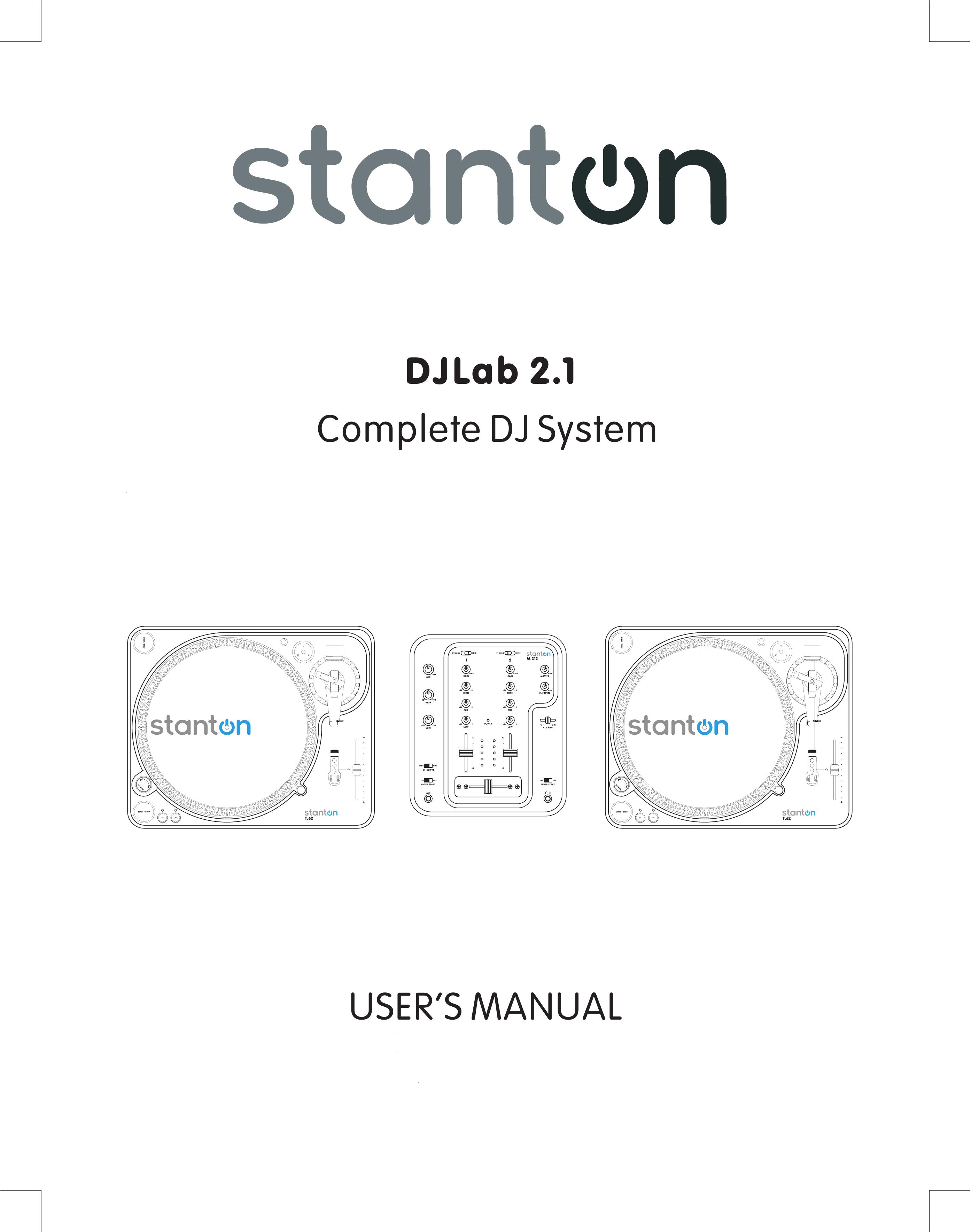 Stanton DJLab 2.1 DJ Equipment User Manual