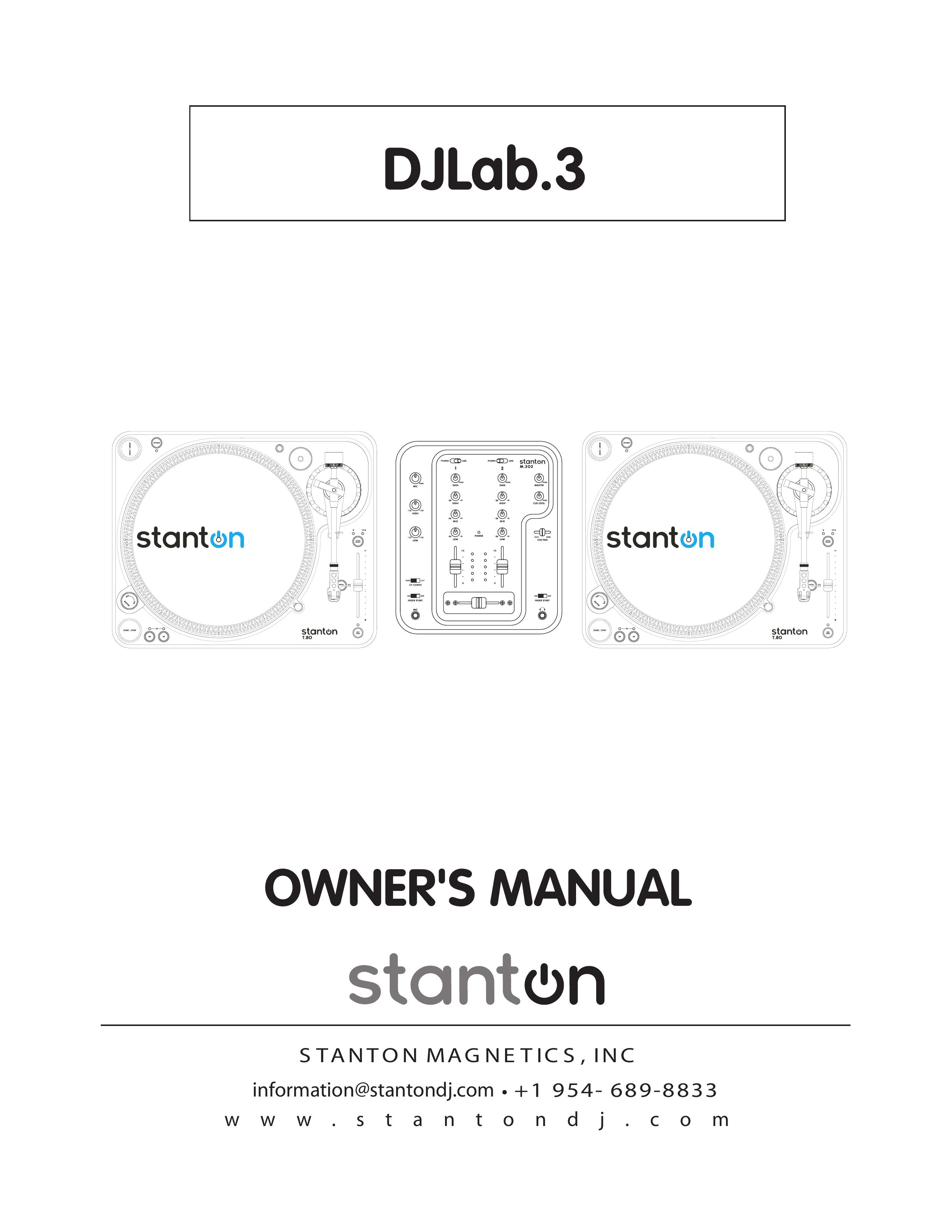 Stanton DJLab.3 DJ Equipment User Manual