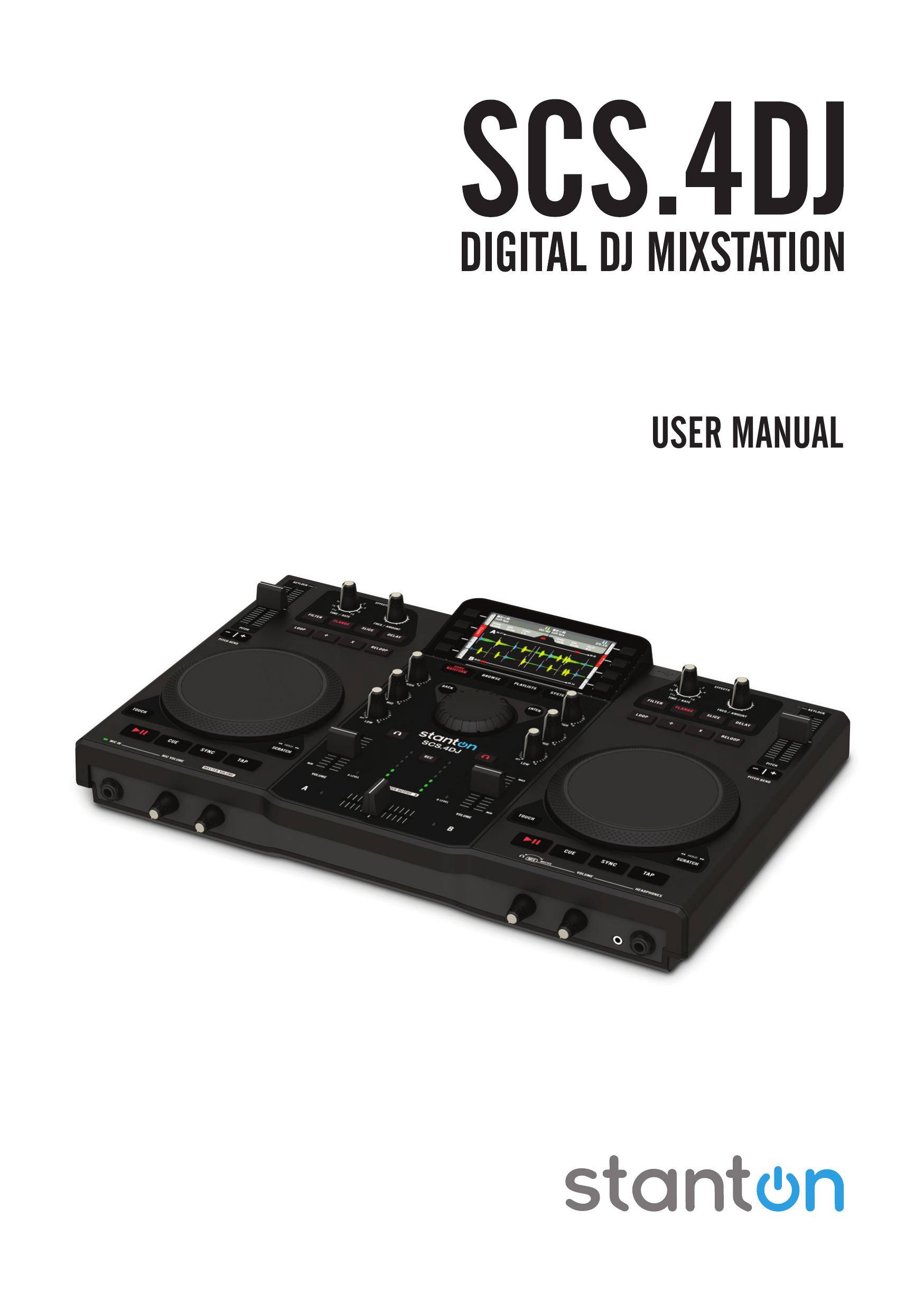 Stanton SCS.4DJ DJ Equipment User Manual