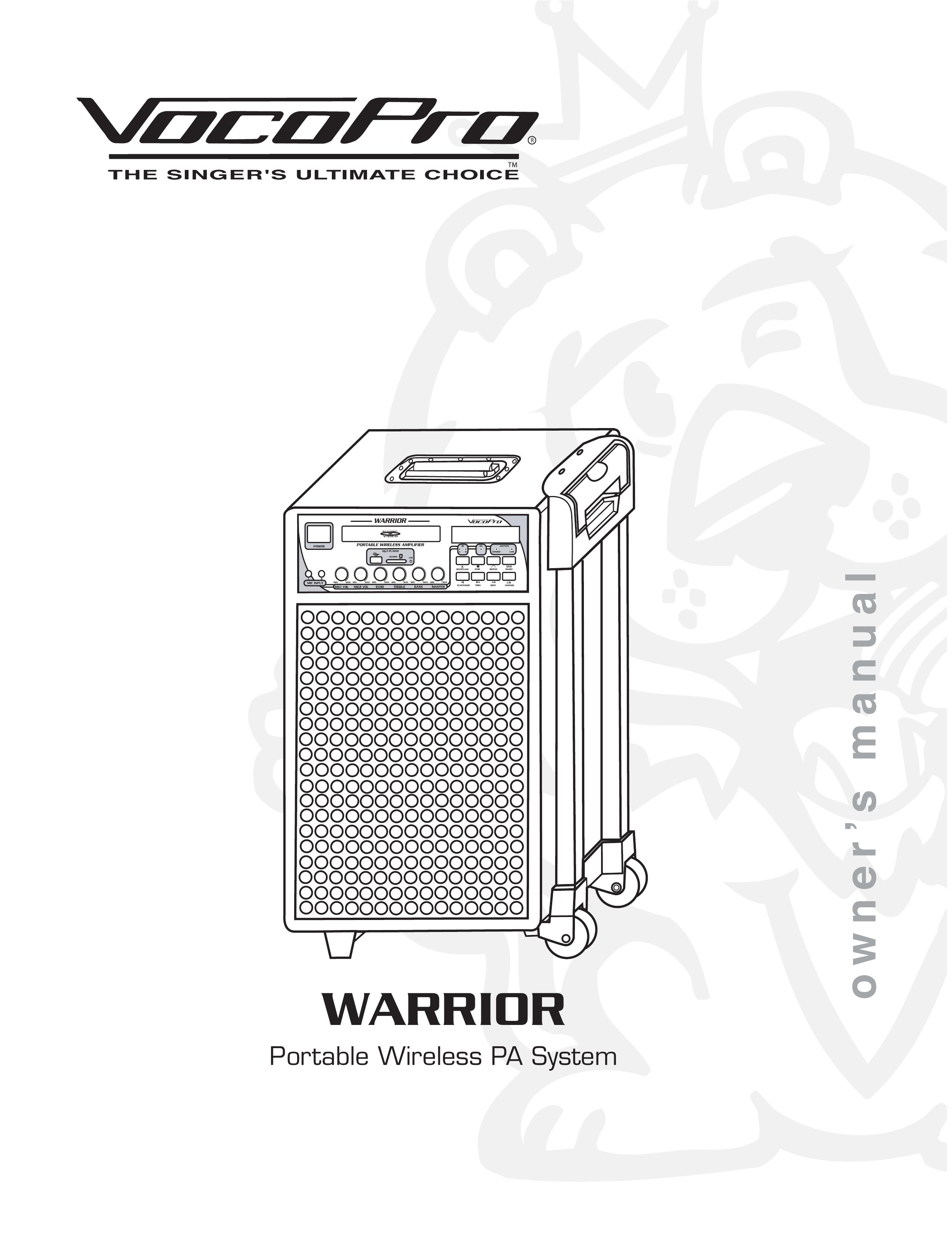 VocoPro WARRIOR DJ Equipment User Manual