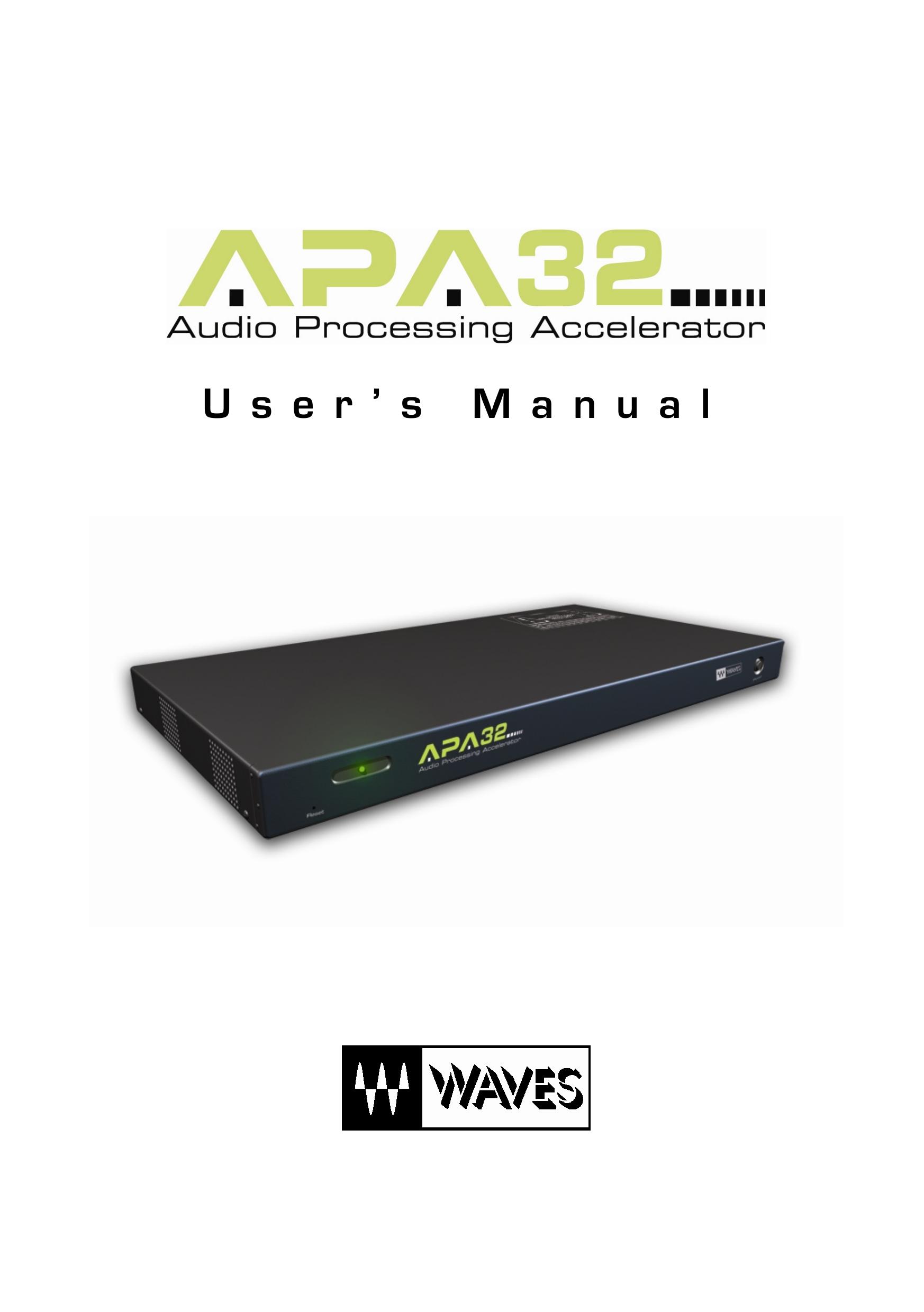 Waves APA32 DJ Equipment User Manual