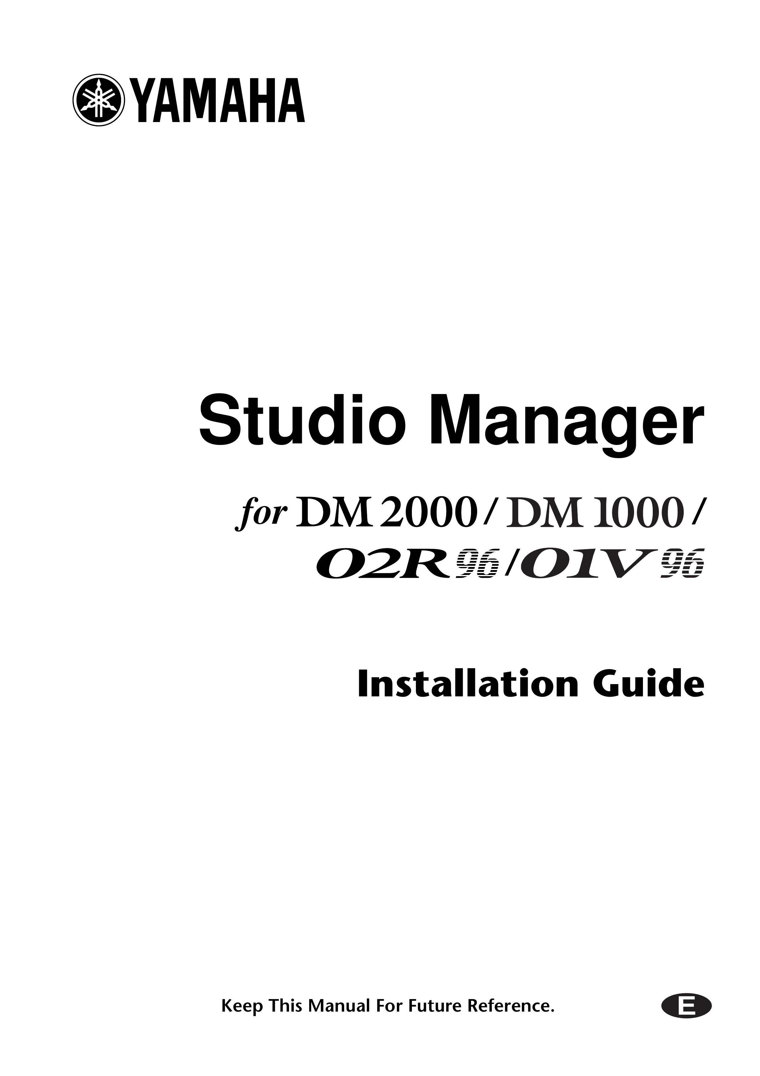 Yamaha DM2000 DJ Equipment User Manual