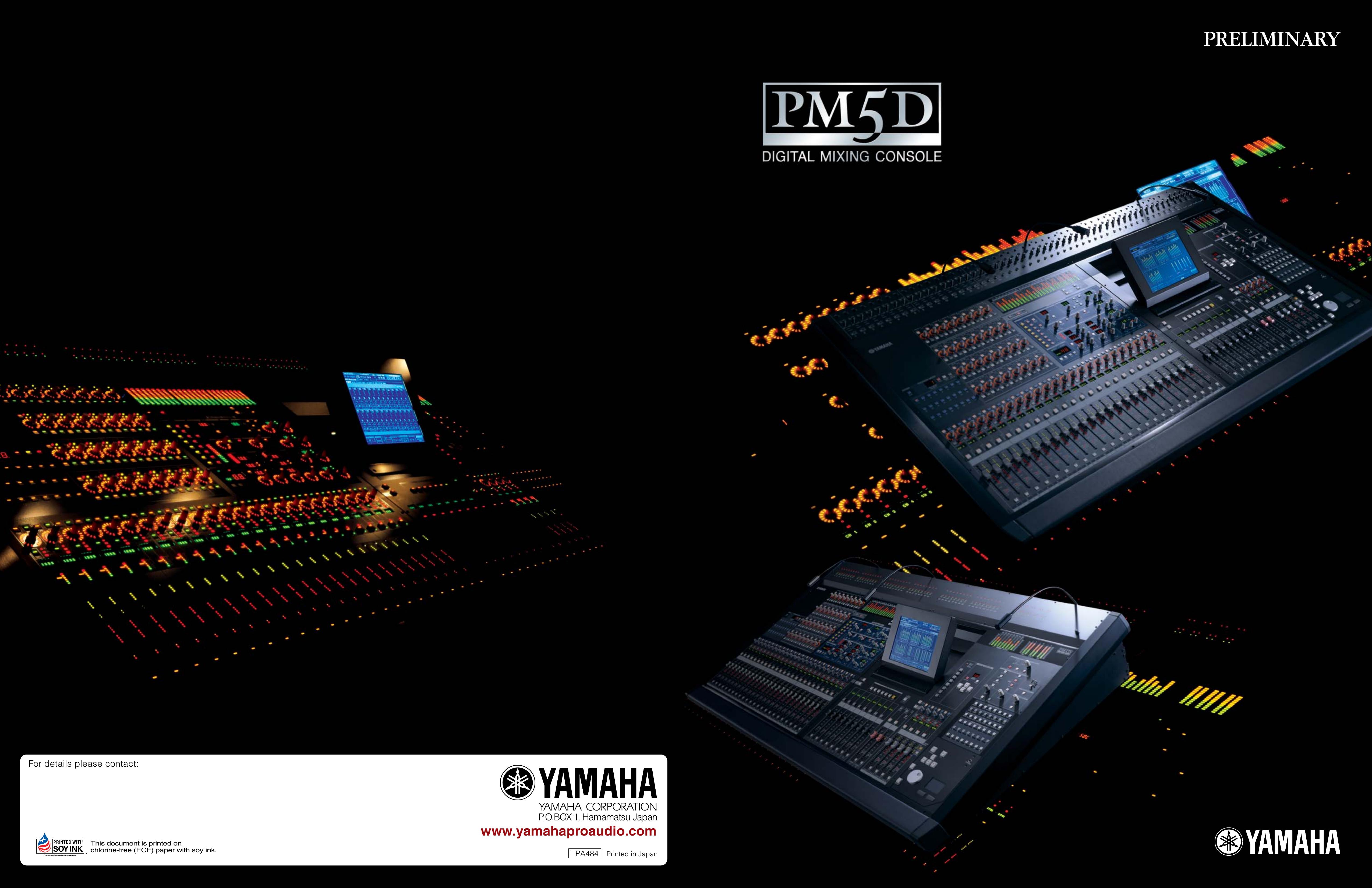 Yamaha PM5D DJ Equipment User Manual