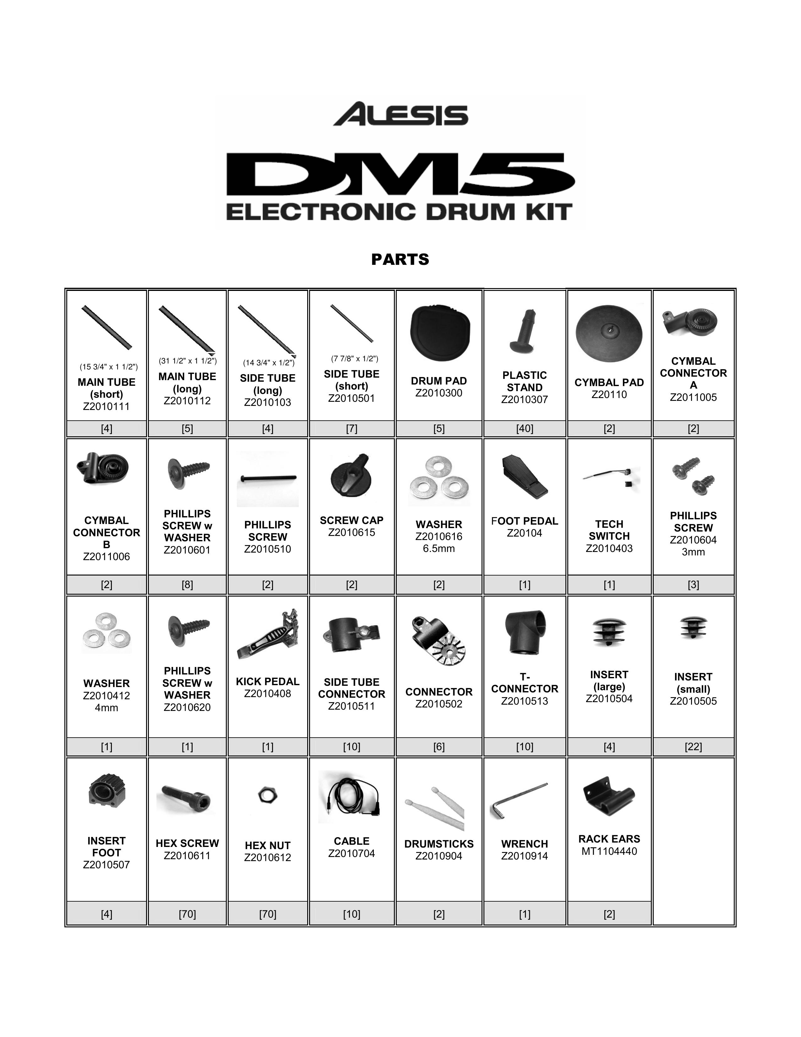 Alesis DM5 Drums User Manual