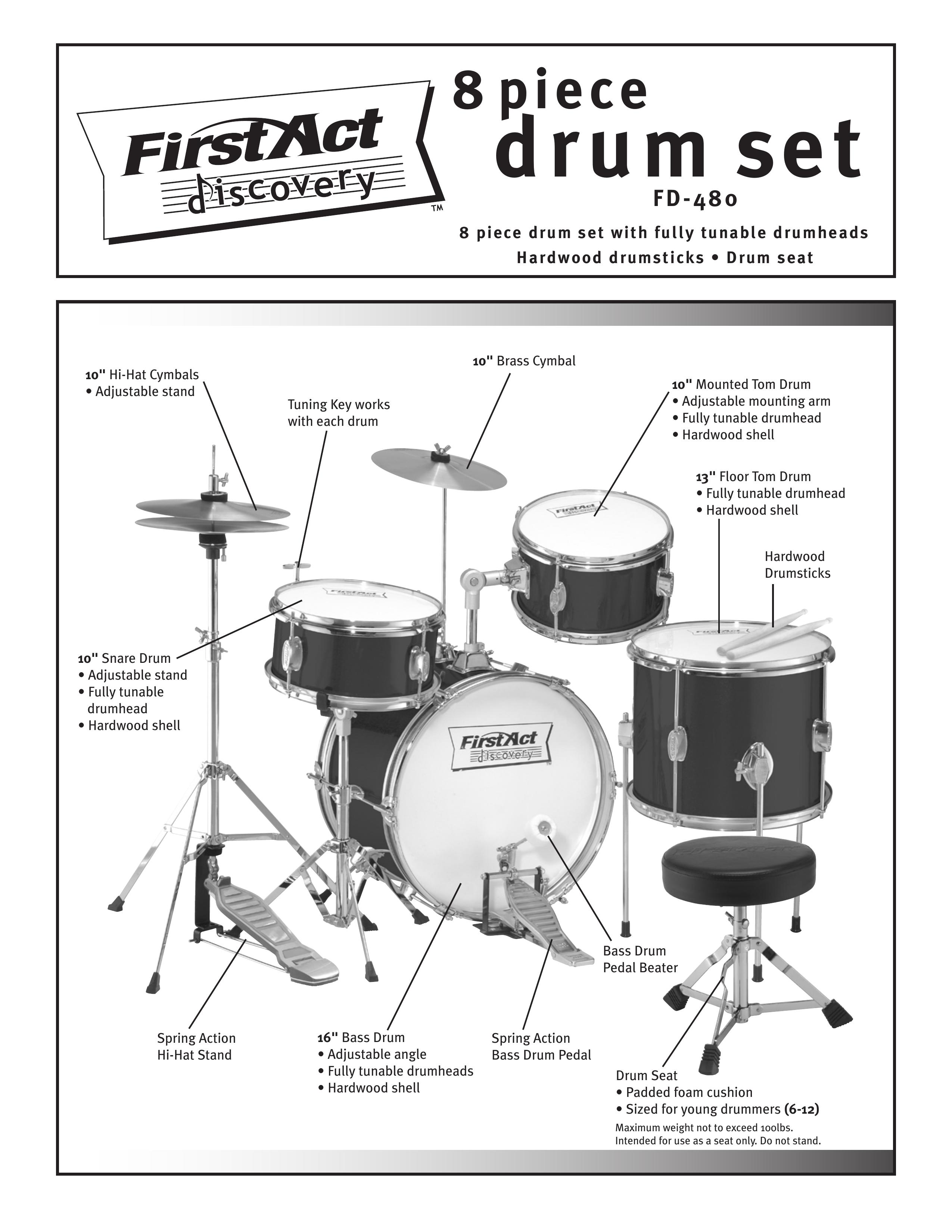 First Act FD-480 Drums User Manual
