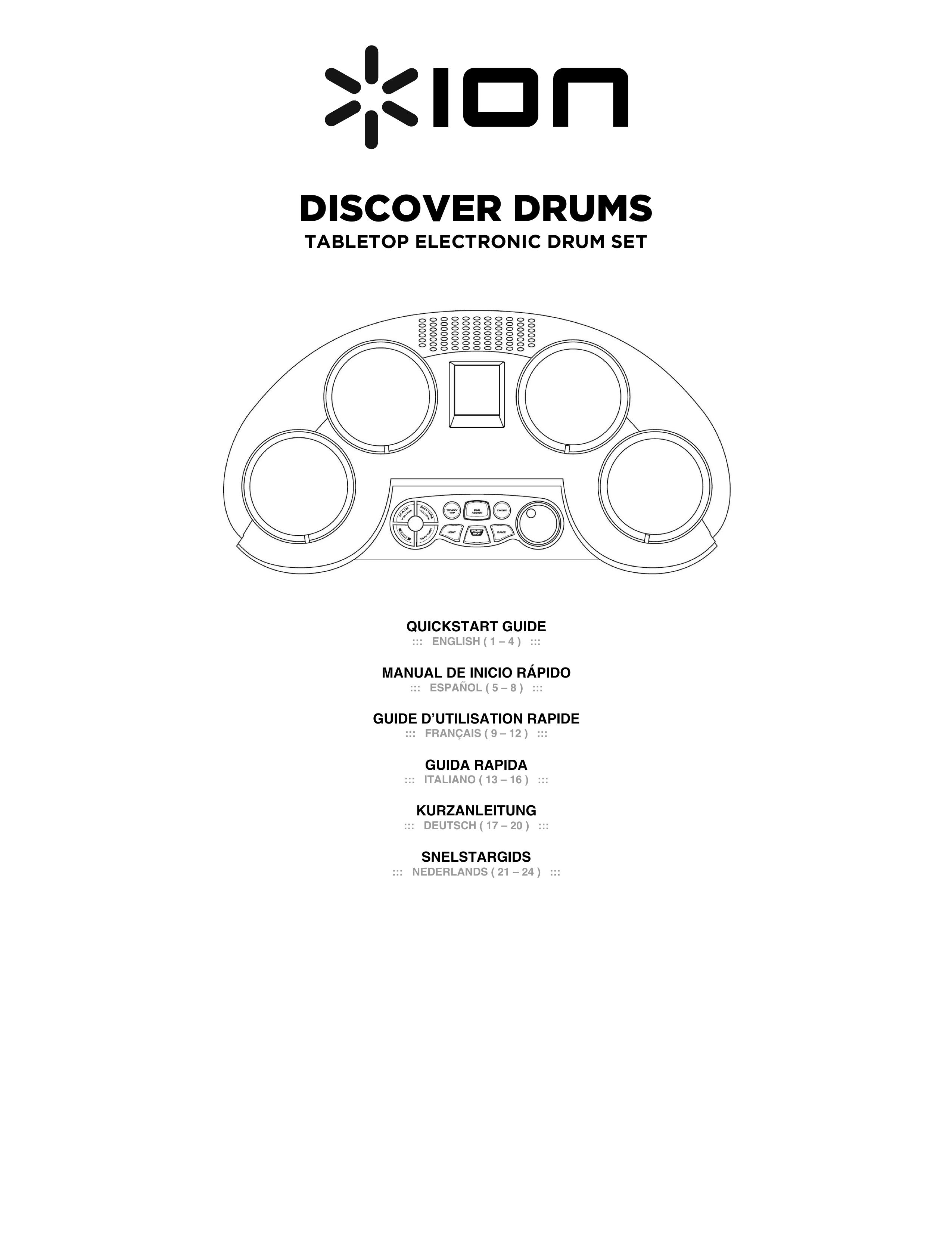 ION DISCOVER DRUMS Drums User Manual